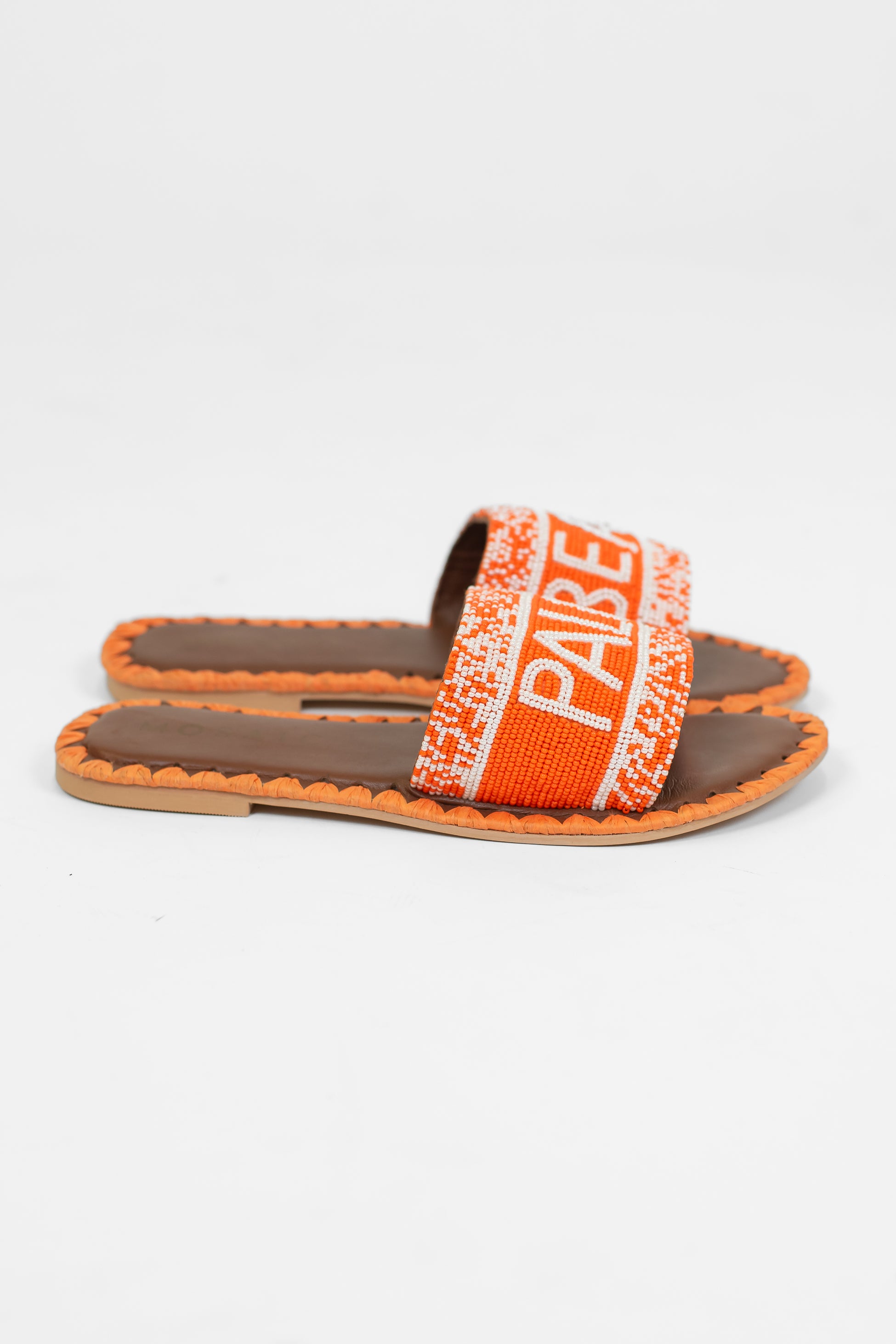 Mosaic - Ciabattina con fascia decorata da perline