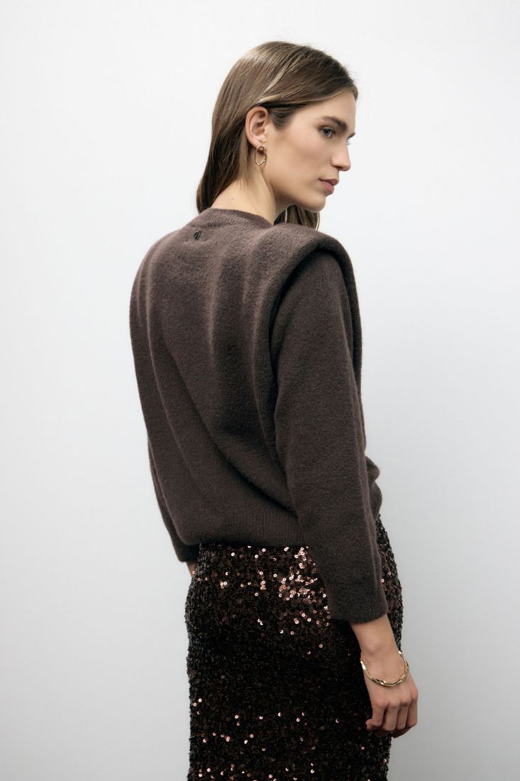 Dixie - Maglia con spalline tinta unita