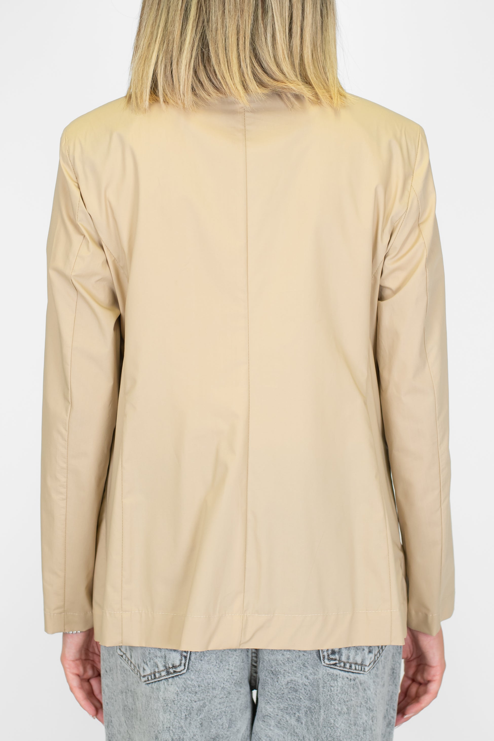 Maryley - Giacca monopetto sfoderata in tela paracadute