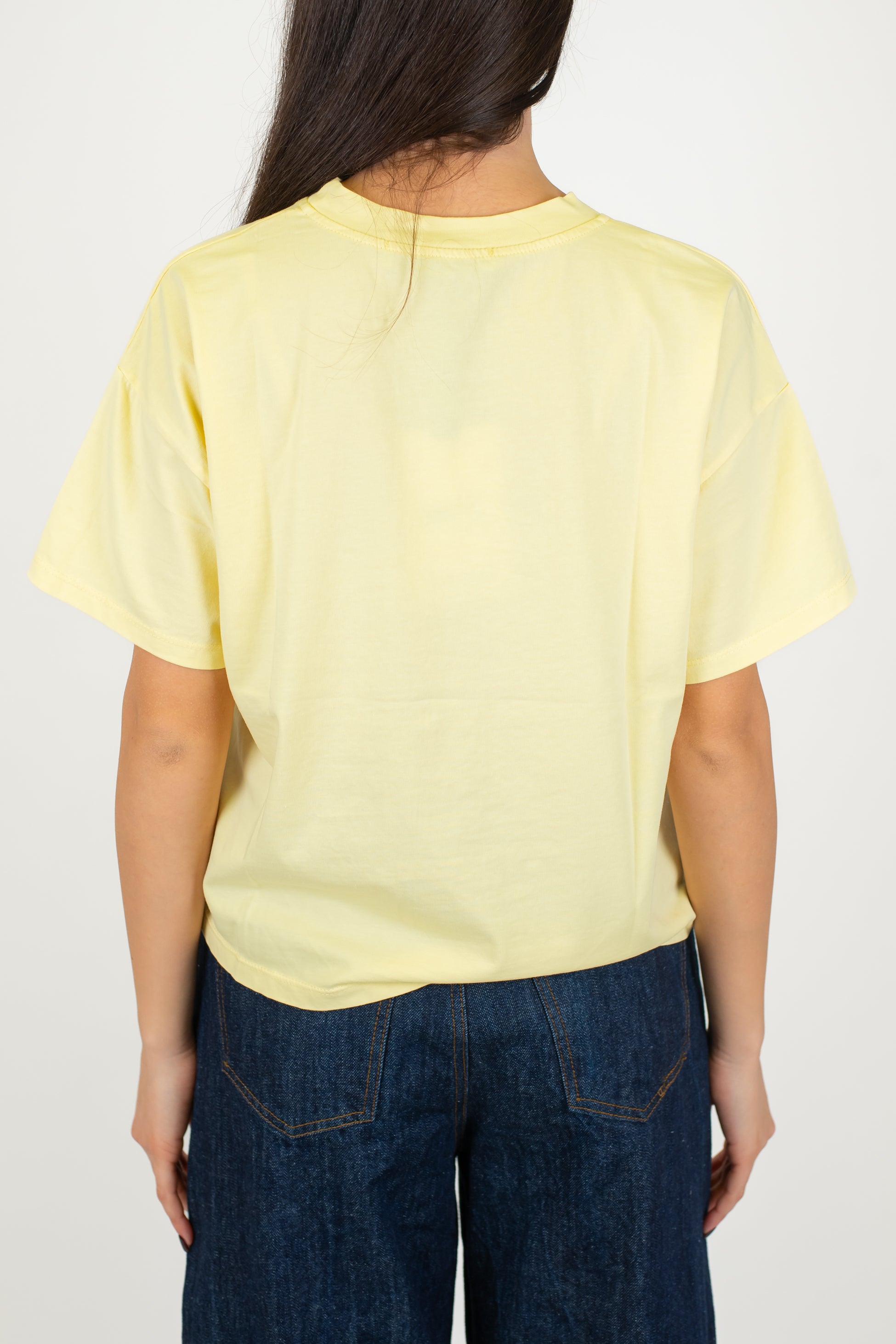 Haveone - T-shirt basic girocollo a scatola