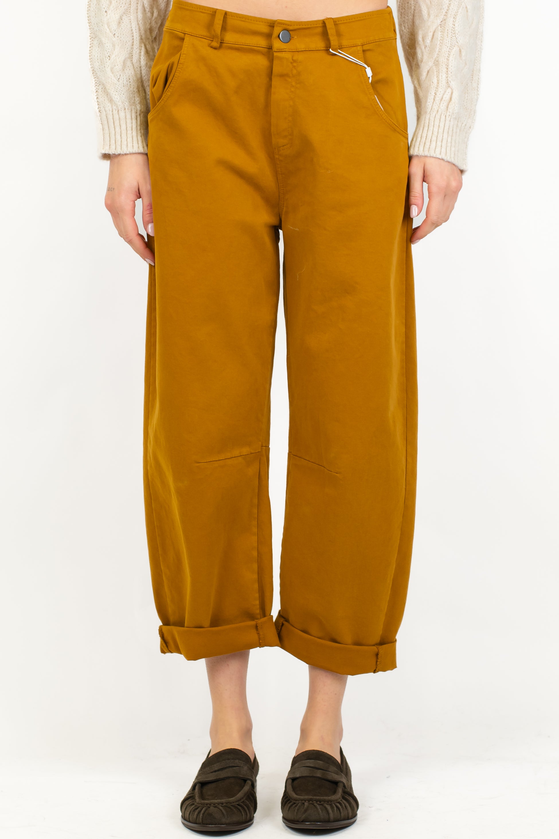 Motel - Pantalone balloon in cotone invernale