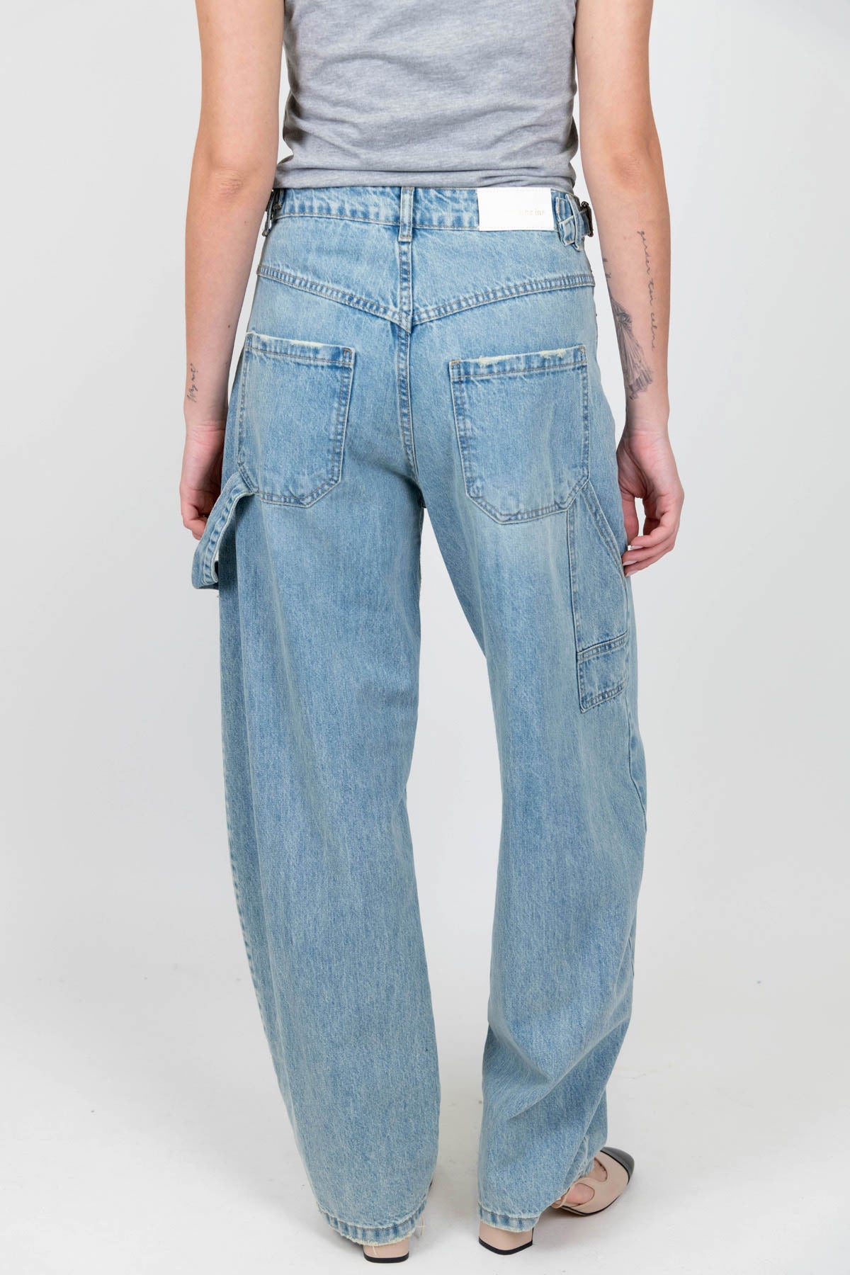 Tensione in - Jeans worker lavaggio chiaro