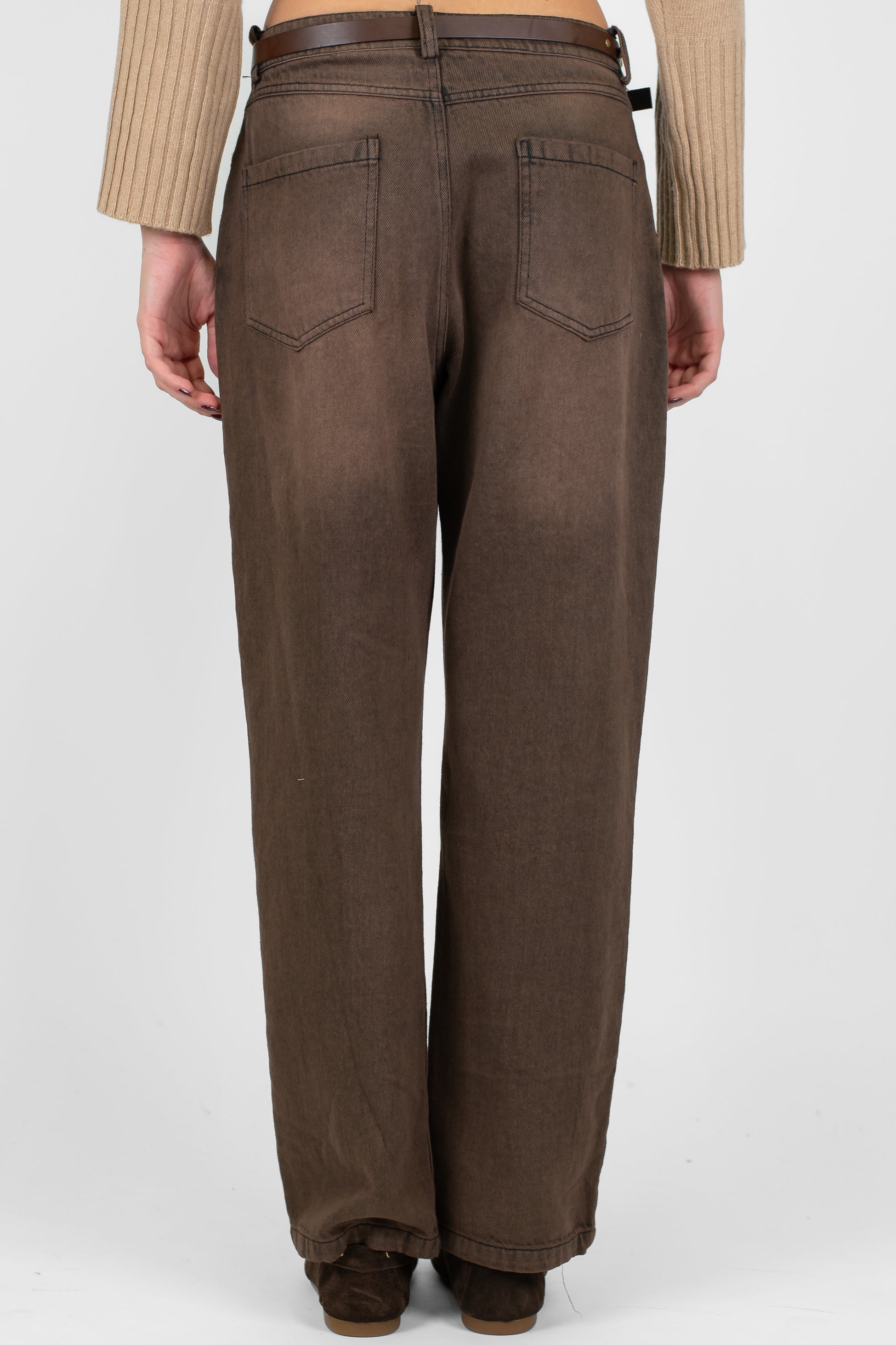 Motel - Pantalone regular in denim colorato