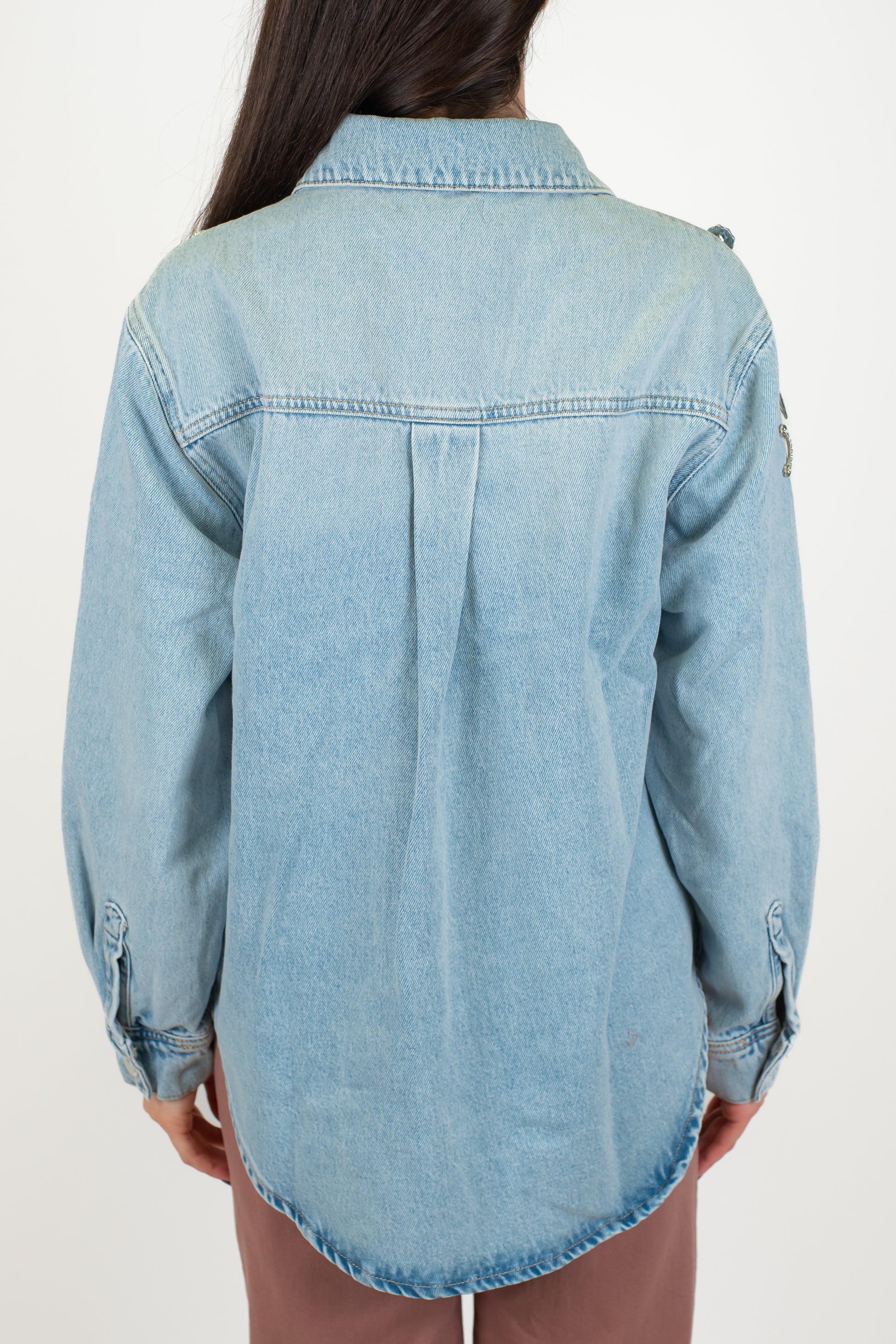 Kontatto - Giacca di jeans con applicazioni charms