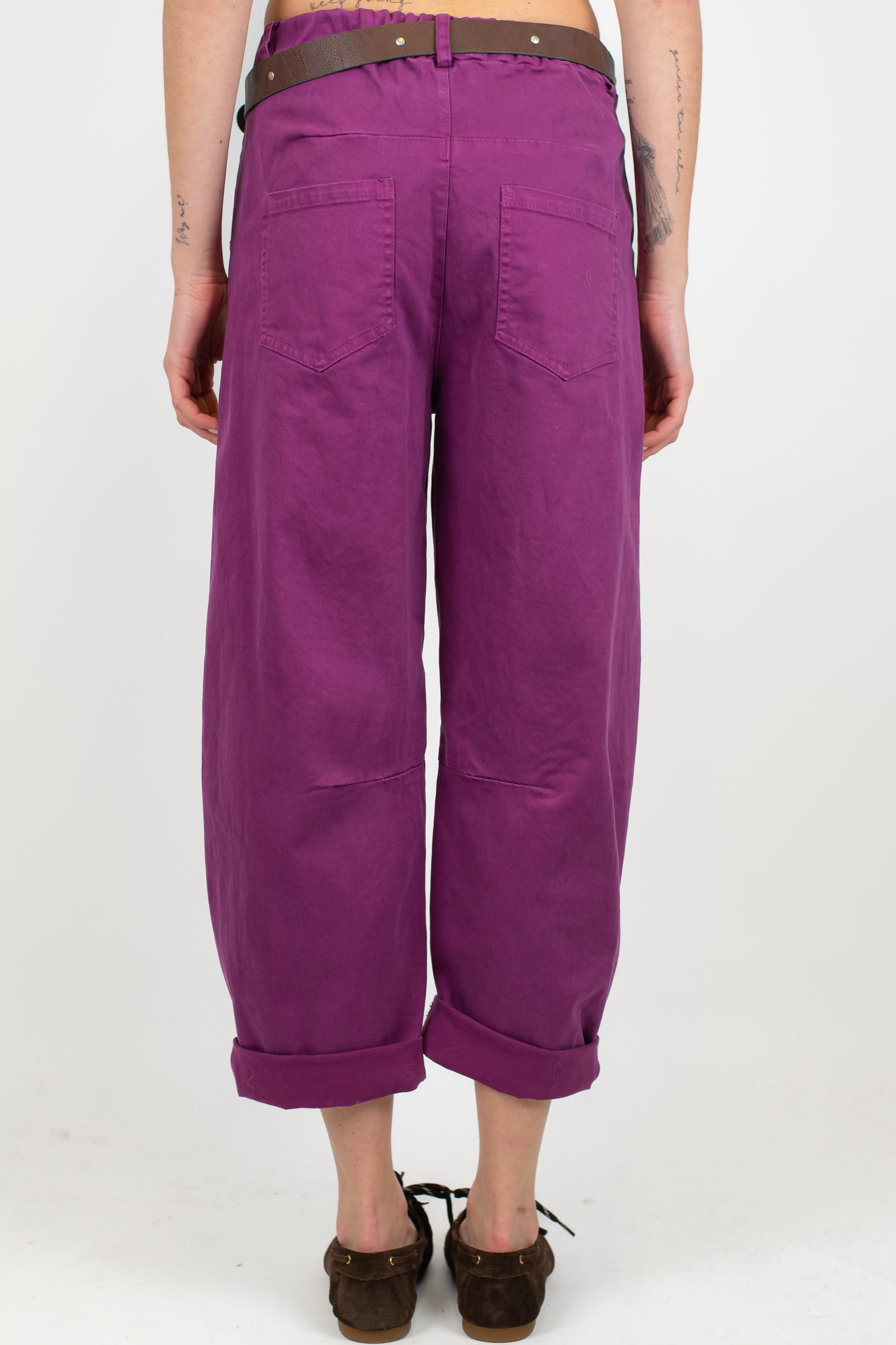 Motel - Pantalone balloon in cotone invernale