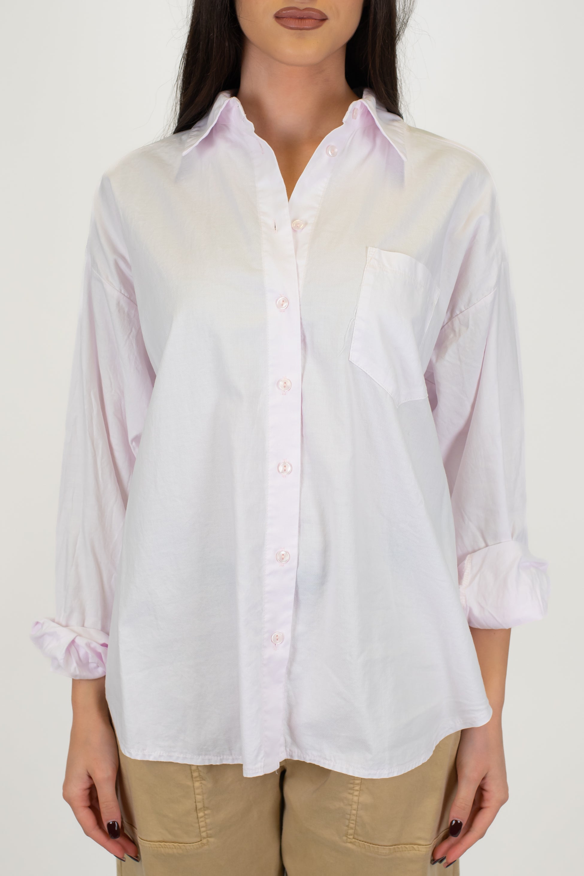 Tensione in - Camicia over con taschino