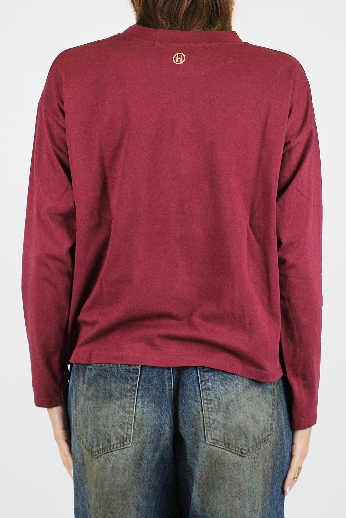 Haveone - Shirt a scatola girocollo