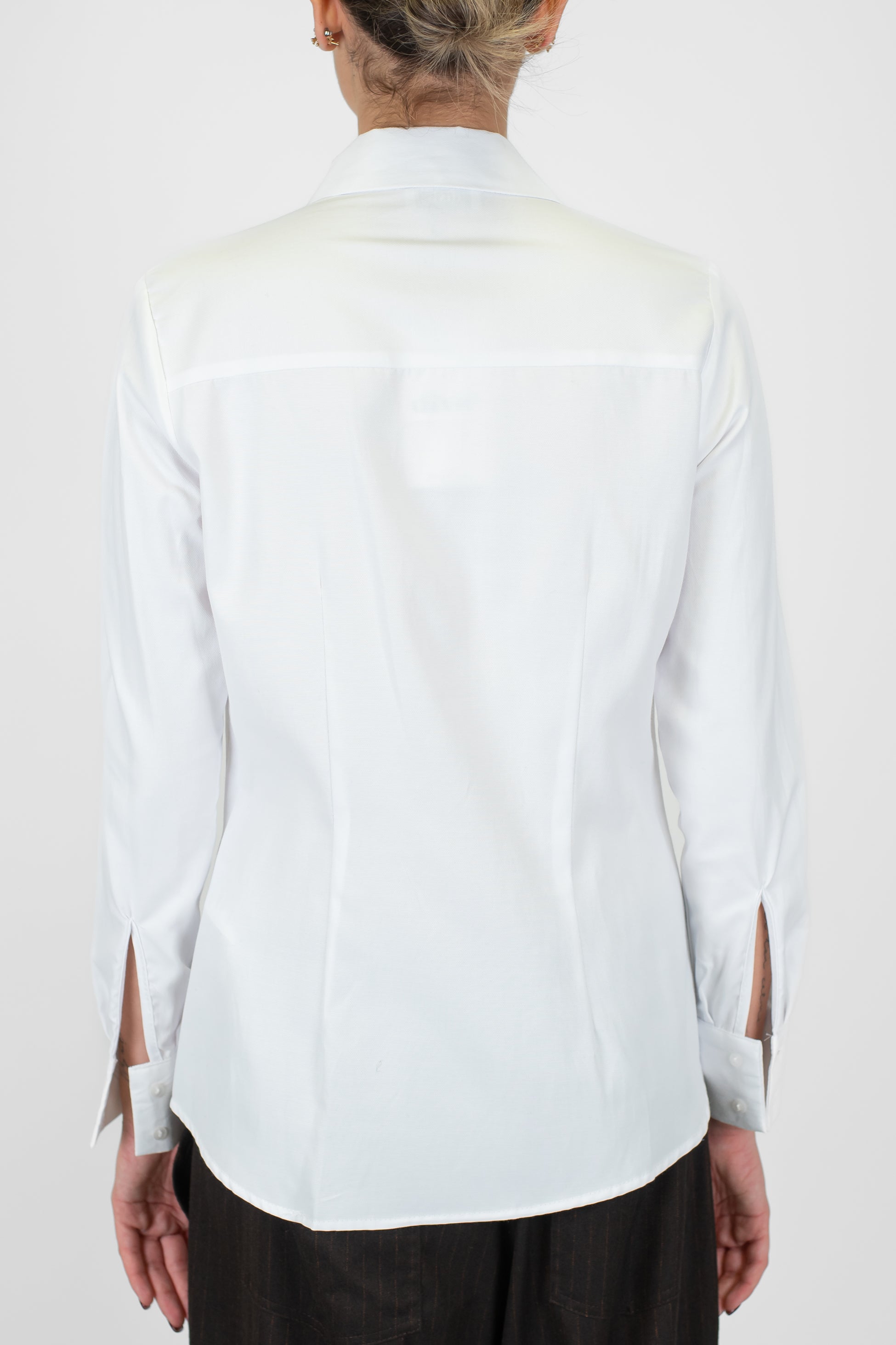 Dixie - Camicia con pinces e chiusura a scomparsa