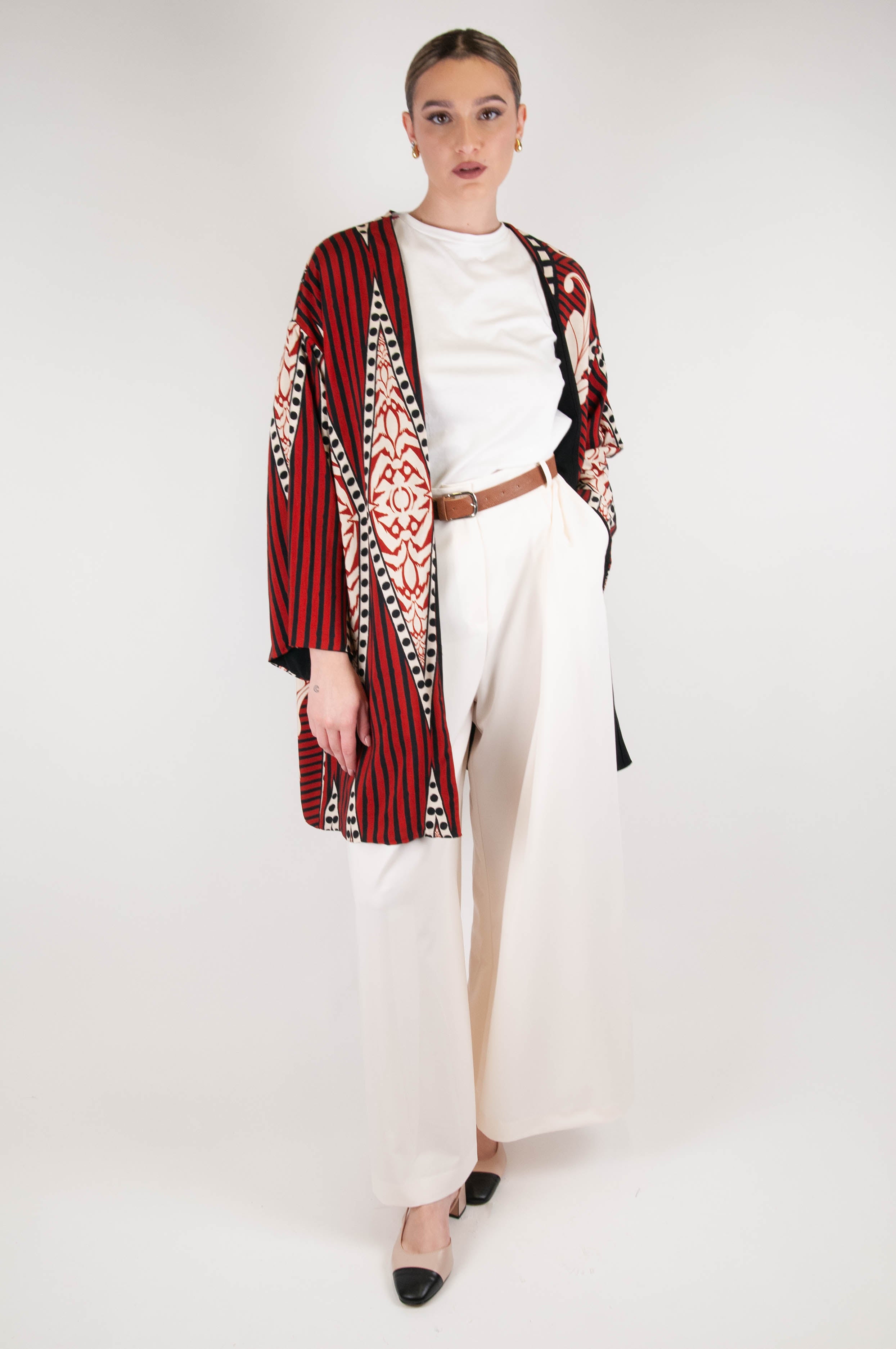 Motel - Pantelone palazzo con pinces