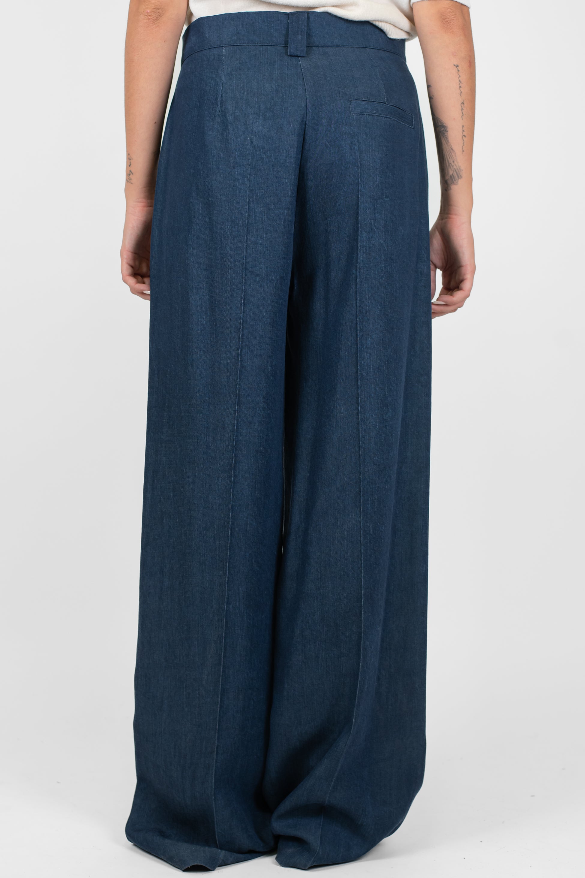 Maryley - Pantalone palazzo in lyocell