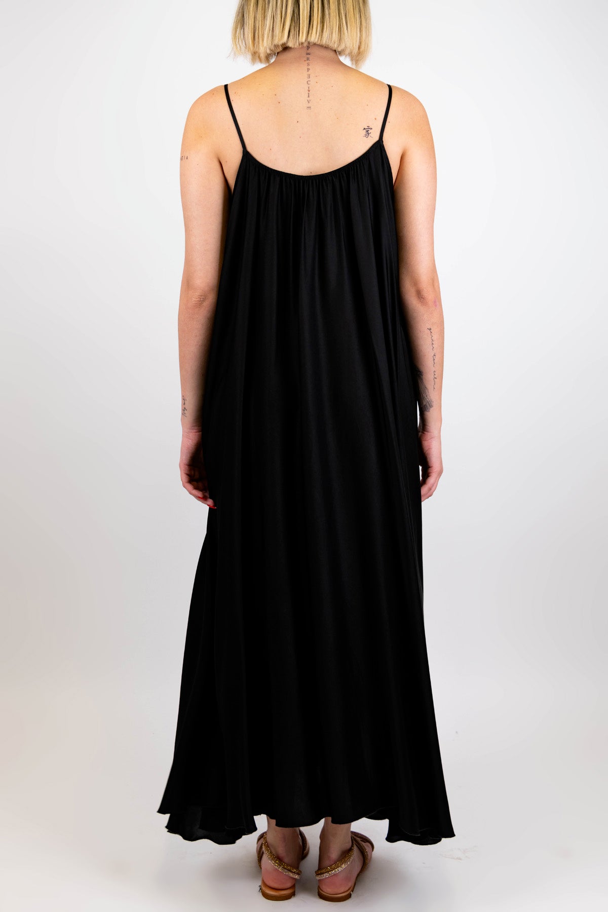 Motel - Abito lungo in viscosa con bretelline