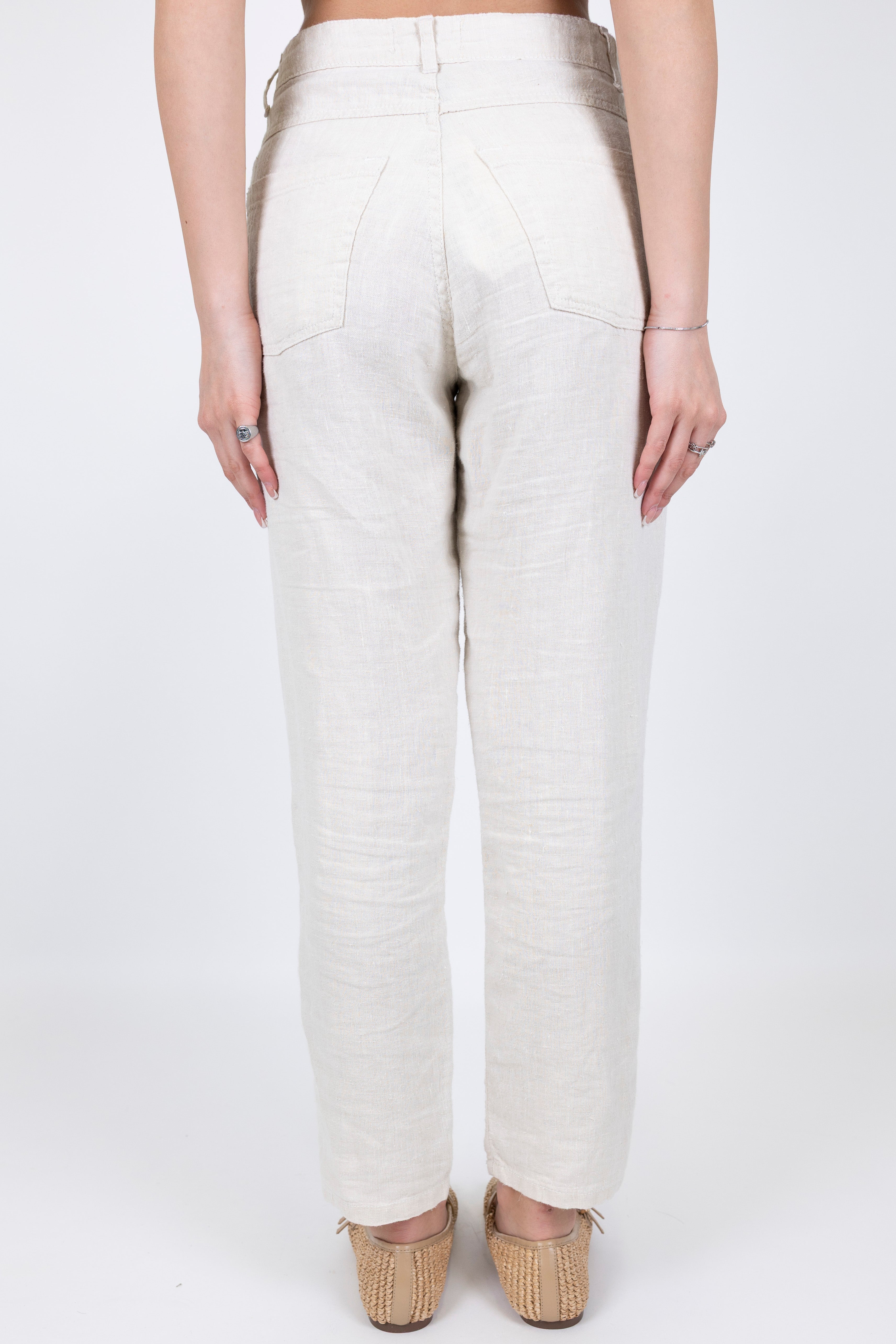 Souvinir - Pantalone regular in puro lino