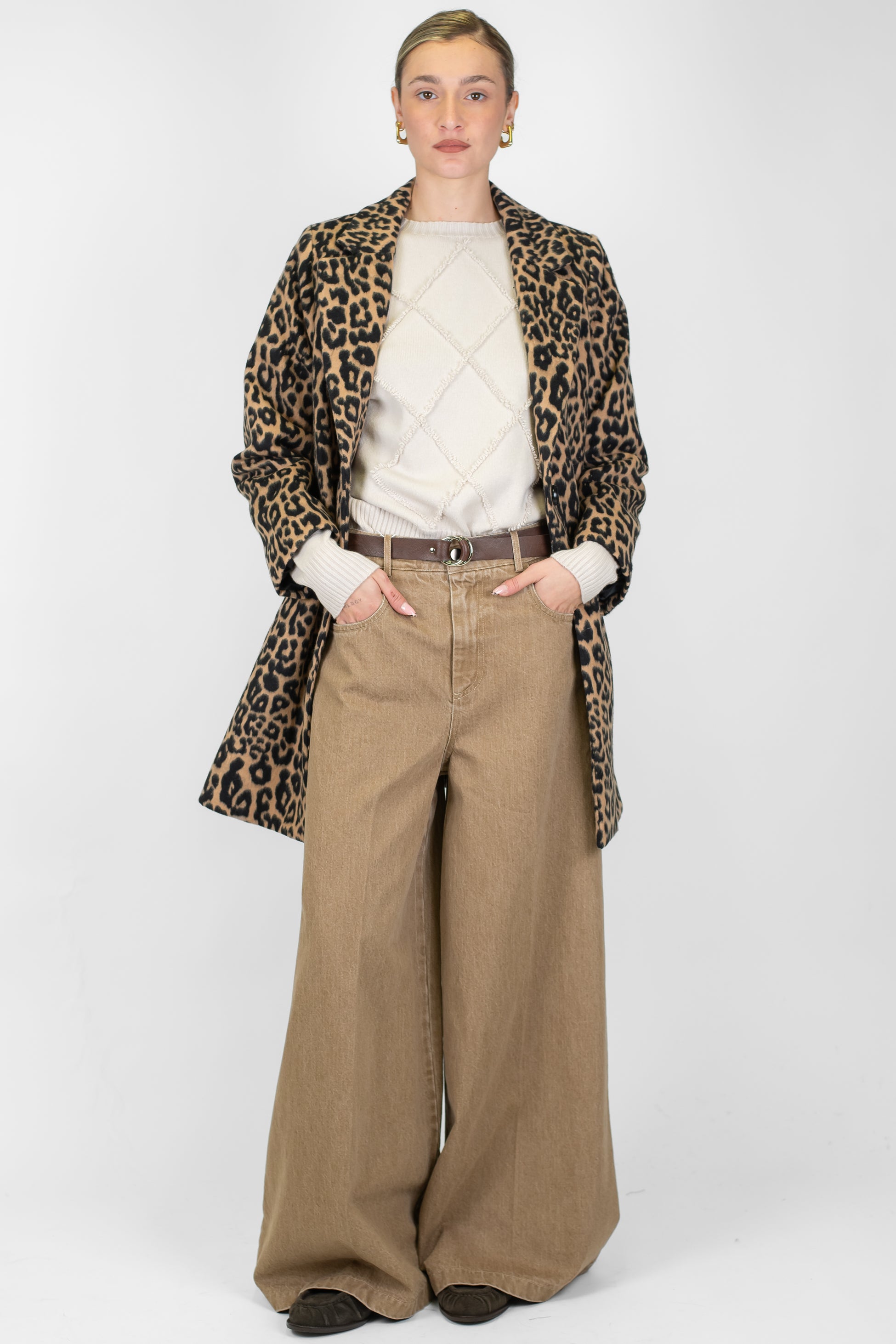 Motel - Cappotto fantasia animalier