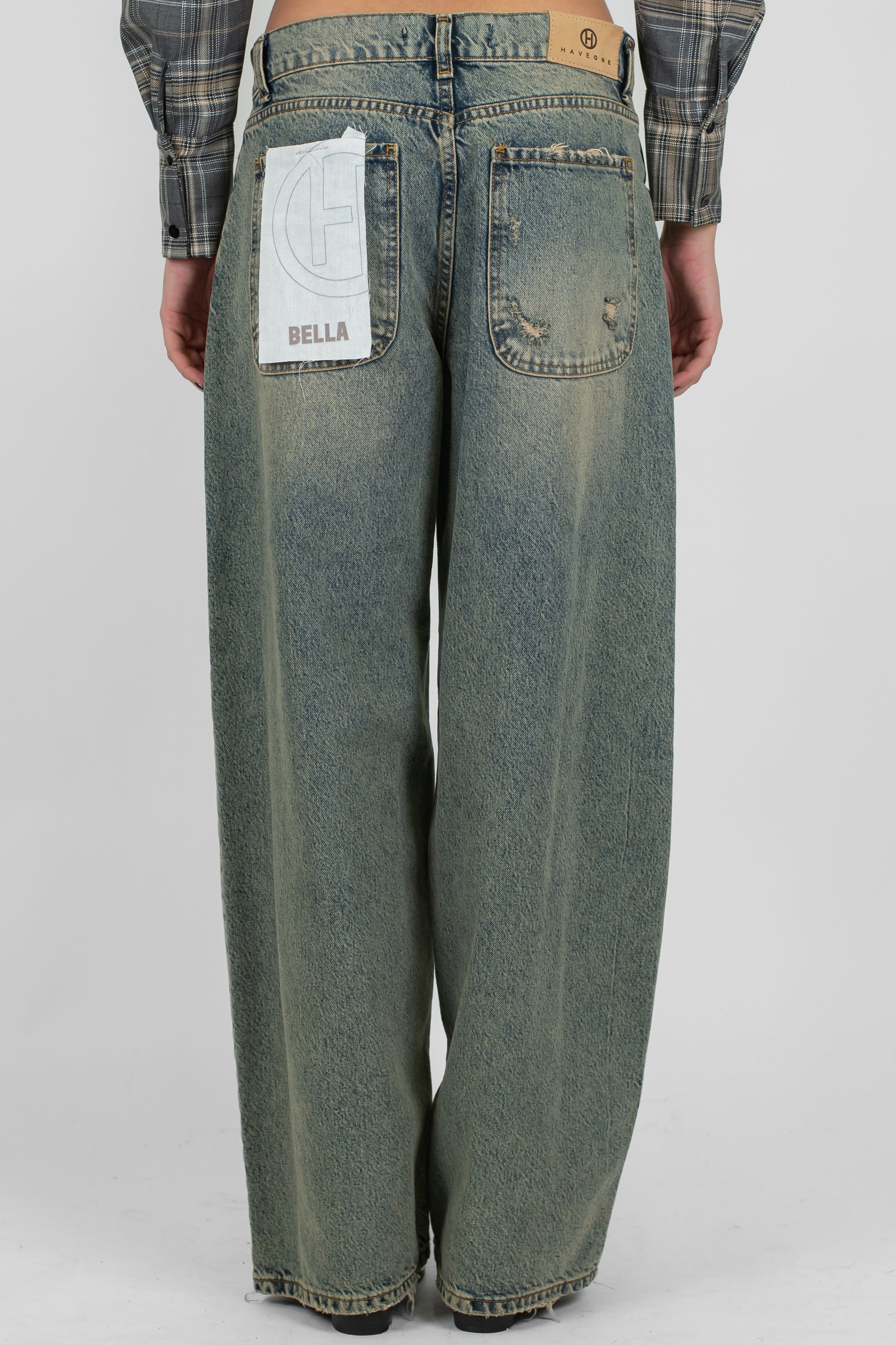 Haveone - Jeans modello Bella lavaggio sabbiato intermedio