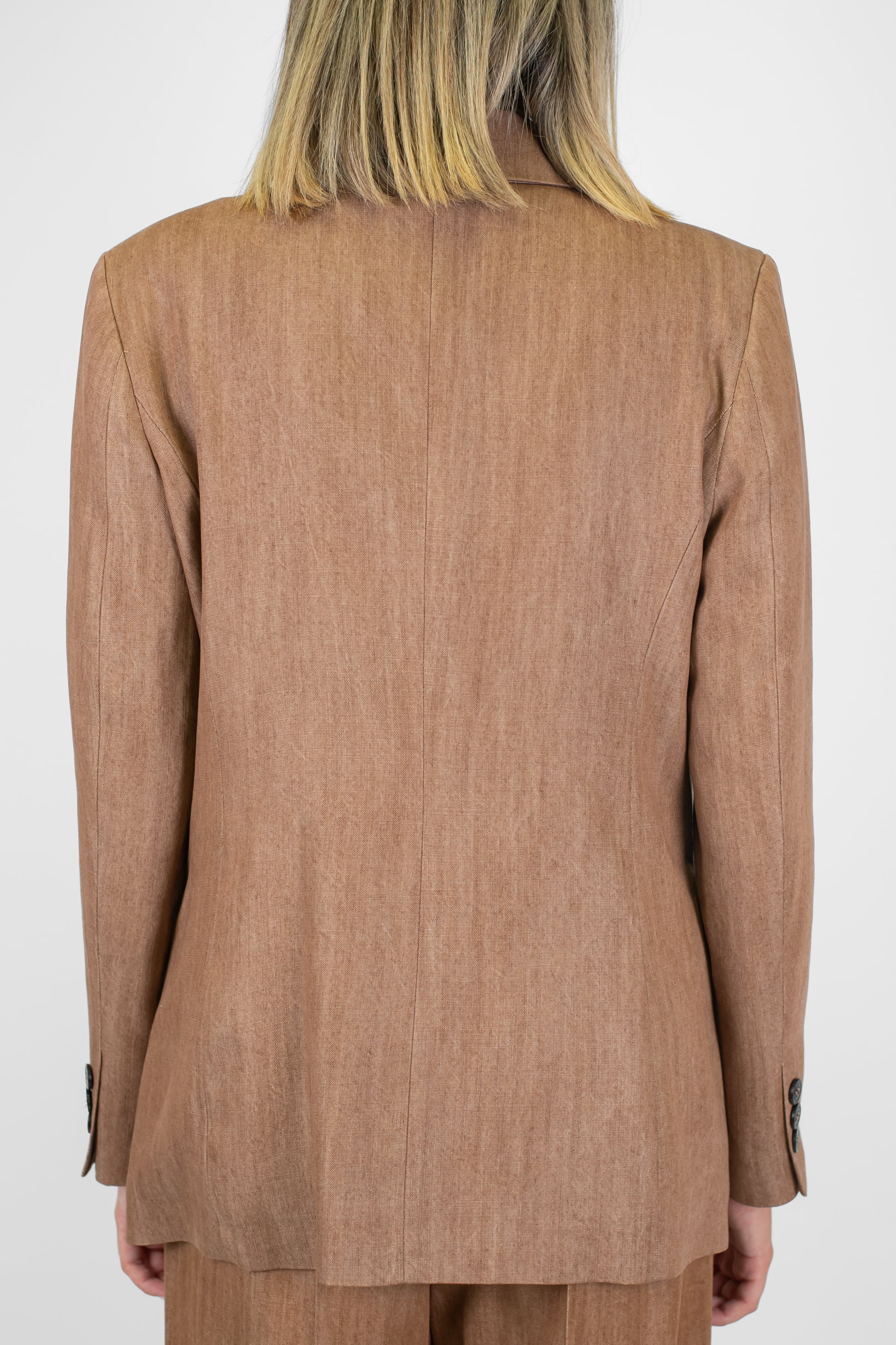 Maryley - Giacca monopetto in lyocell con taschino