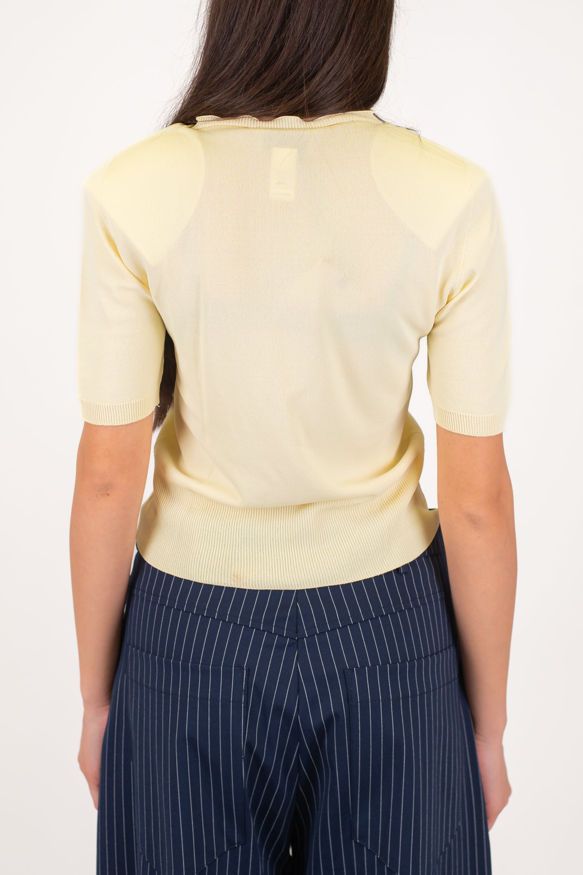 Maryley - Maglia mezza manica in viscosa leggera con spalline