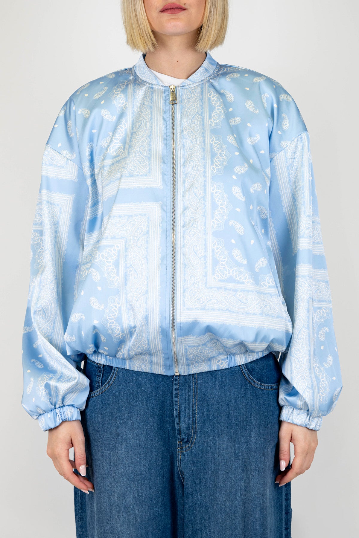 Tensione in - Bomber fantasia bandana con chiusura zip