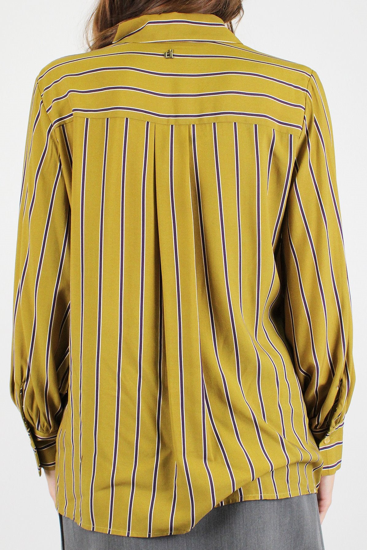 Dixie - Camicia fantasia a righe in viscosa