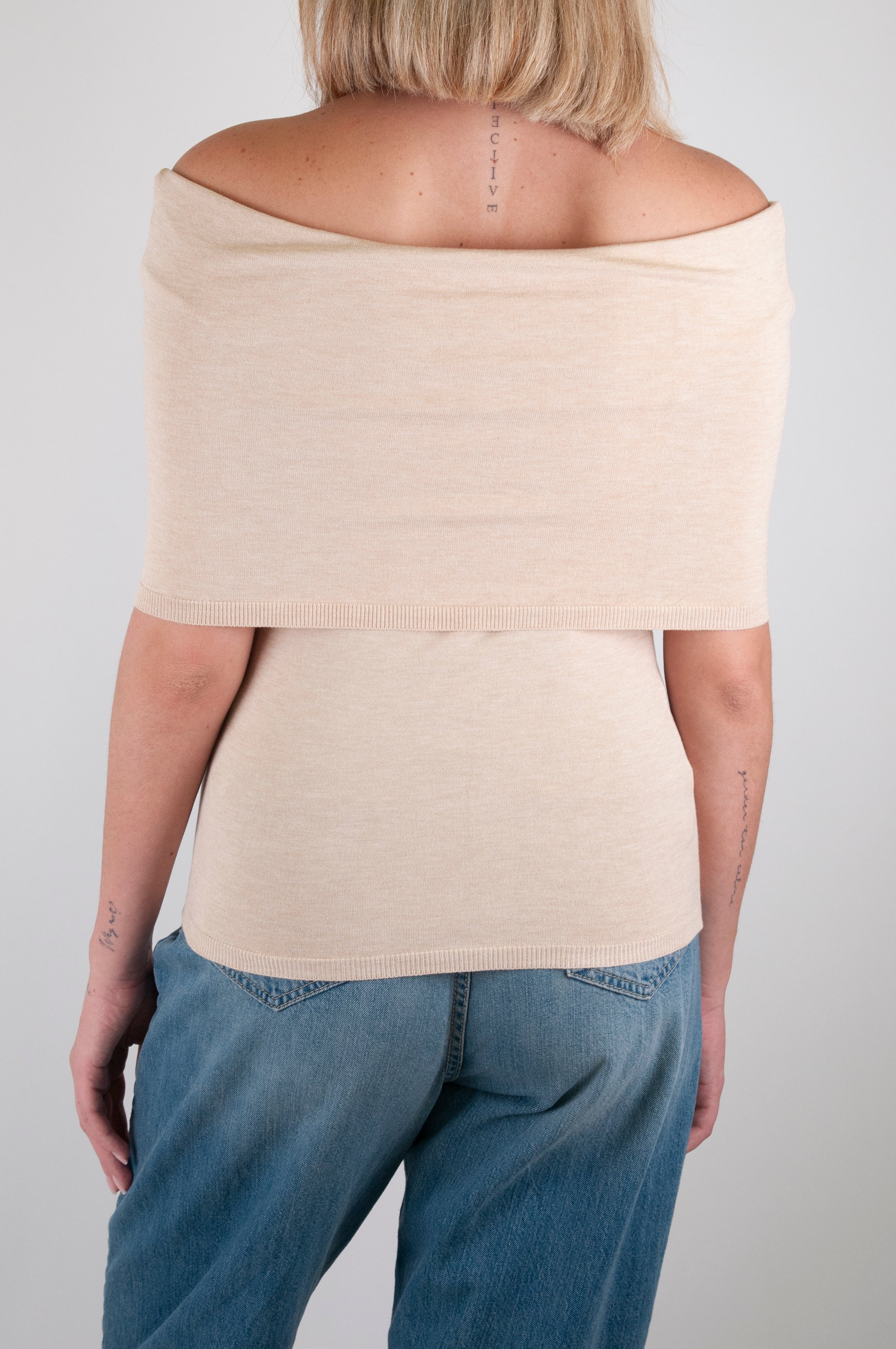 Kontatto - Maglia con scollo shiffer