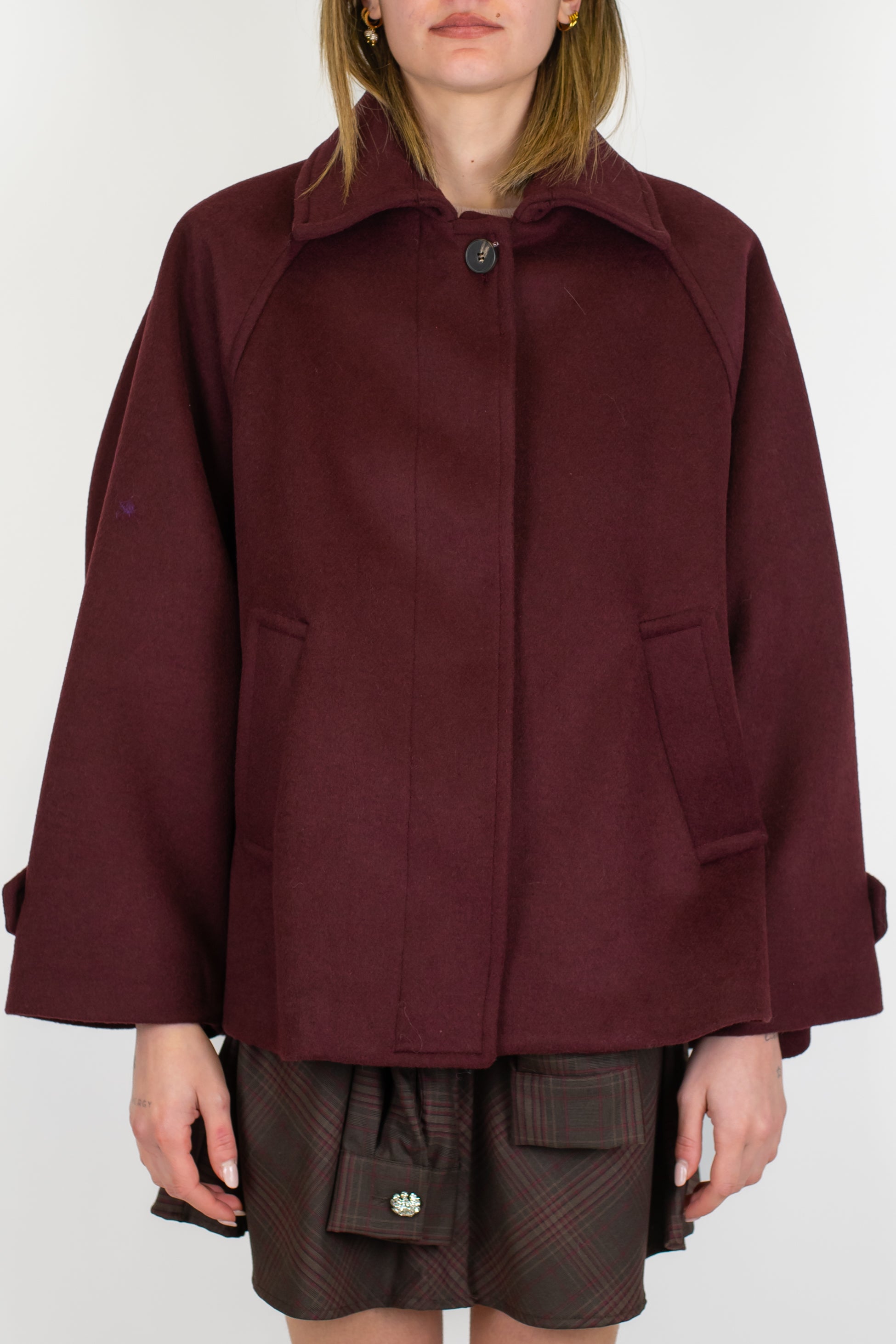 Motel - Cappotto Corto in misto lana