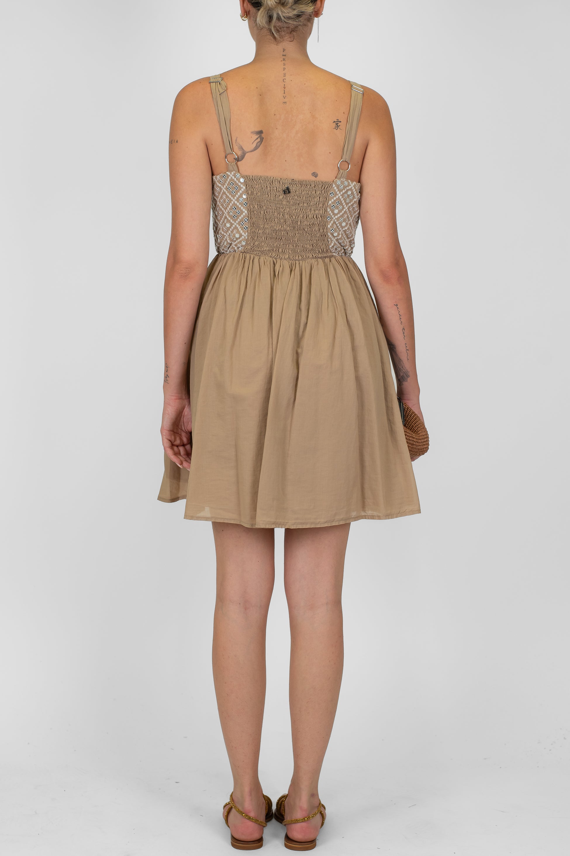 Dixie - Abito corto con top in paillettes