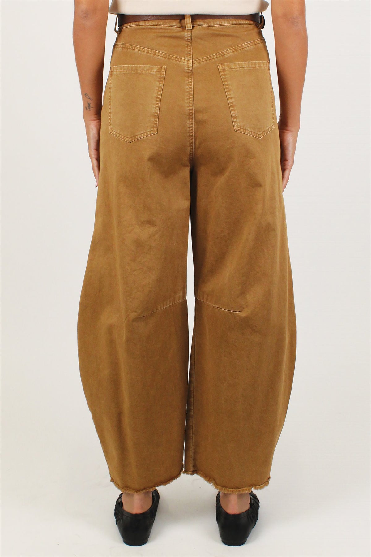 Motel - Pantalone balloon in denim colorato