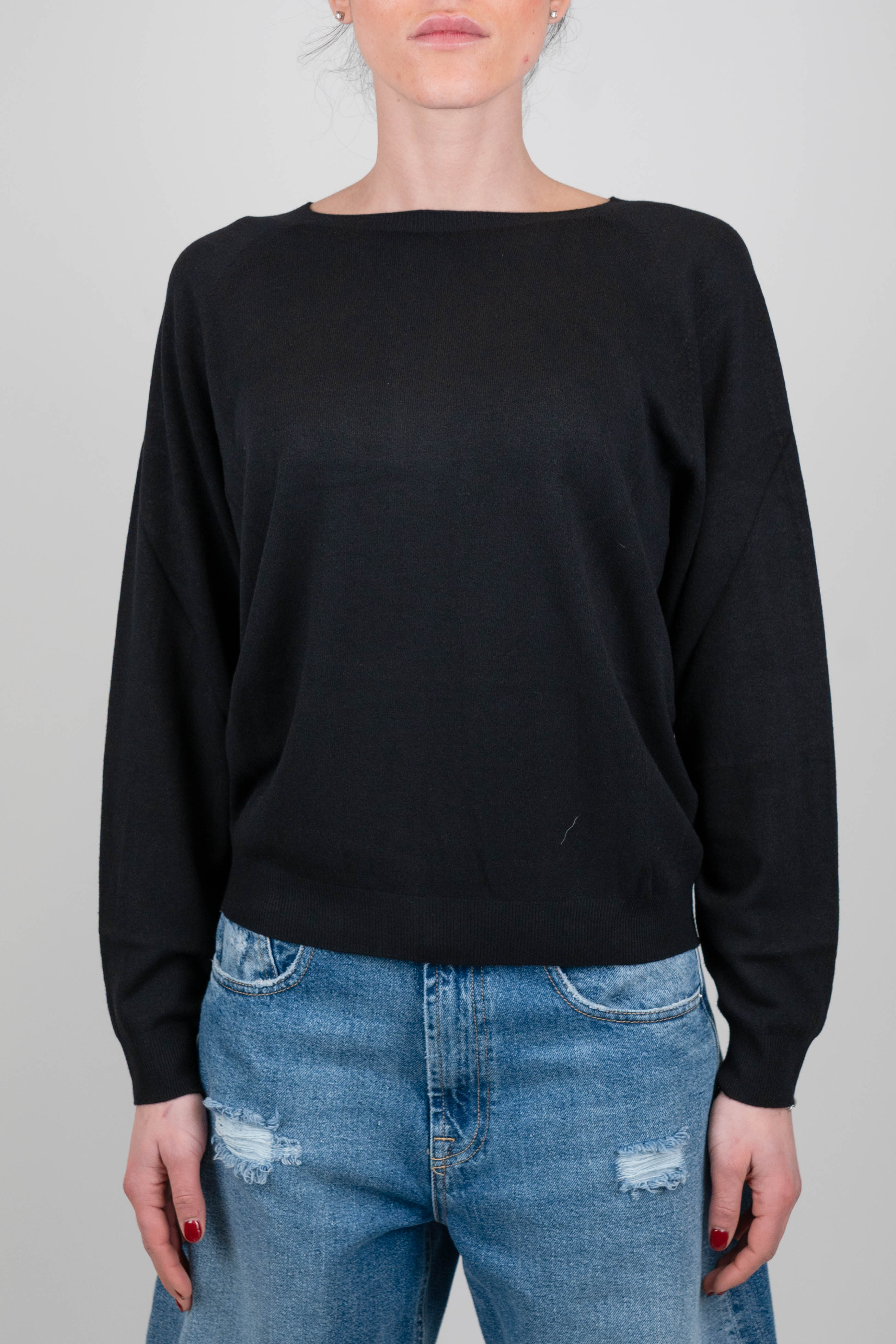 Kontatto - Maglia girocollo a scatola