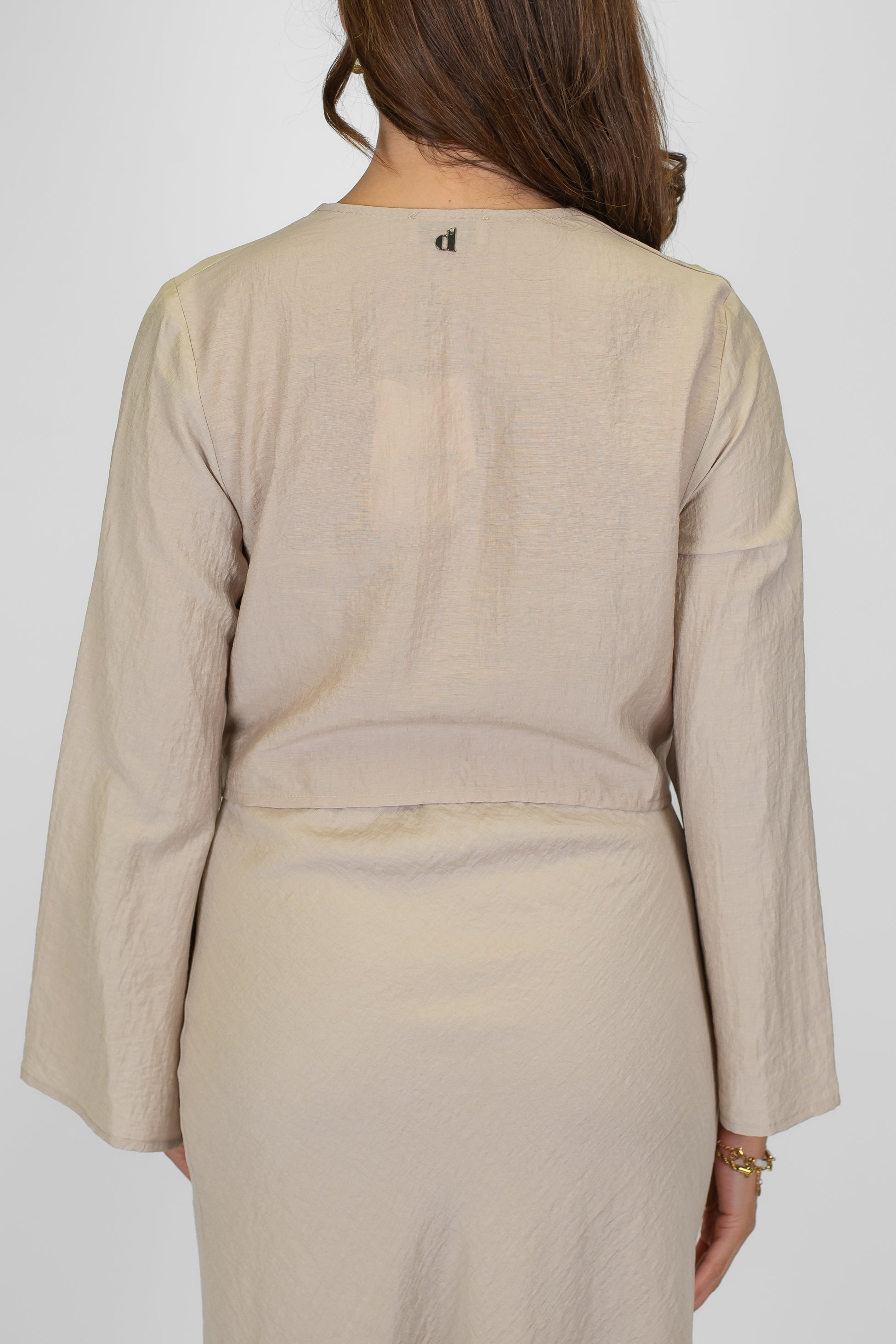 Dixie - Top a maniche lunghe con nodo