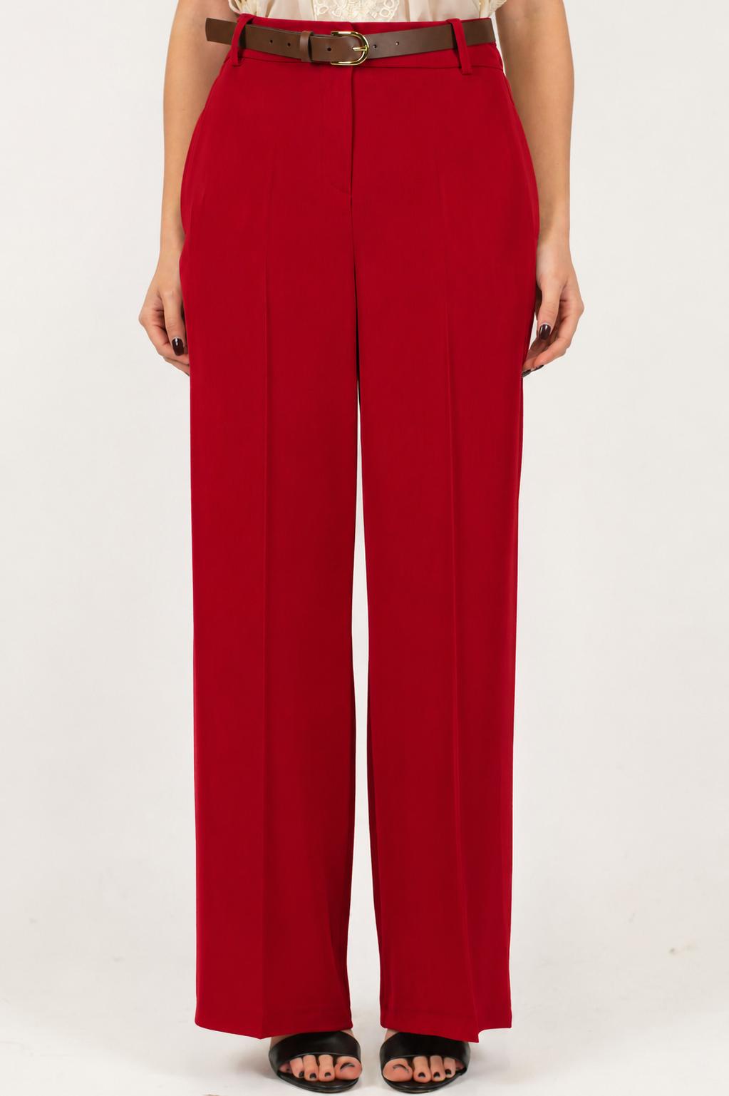 Motel - Pantalone palazzo in tessuto fluido con elastico sul retro