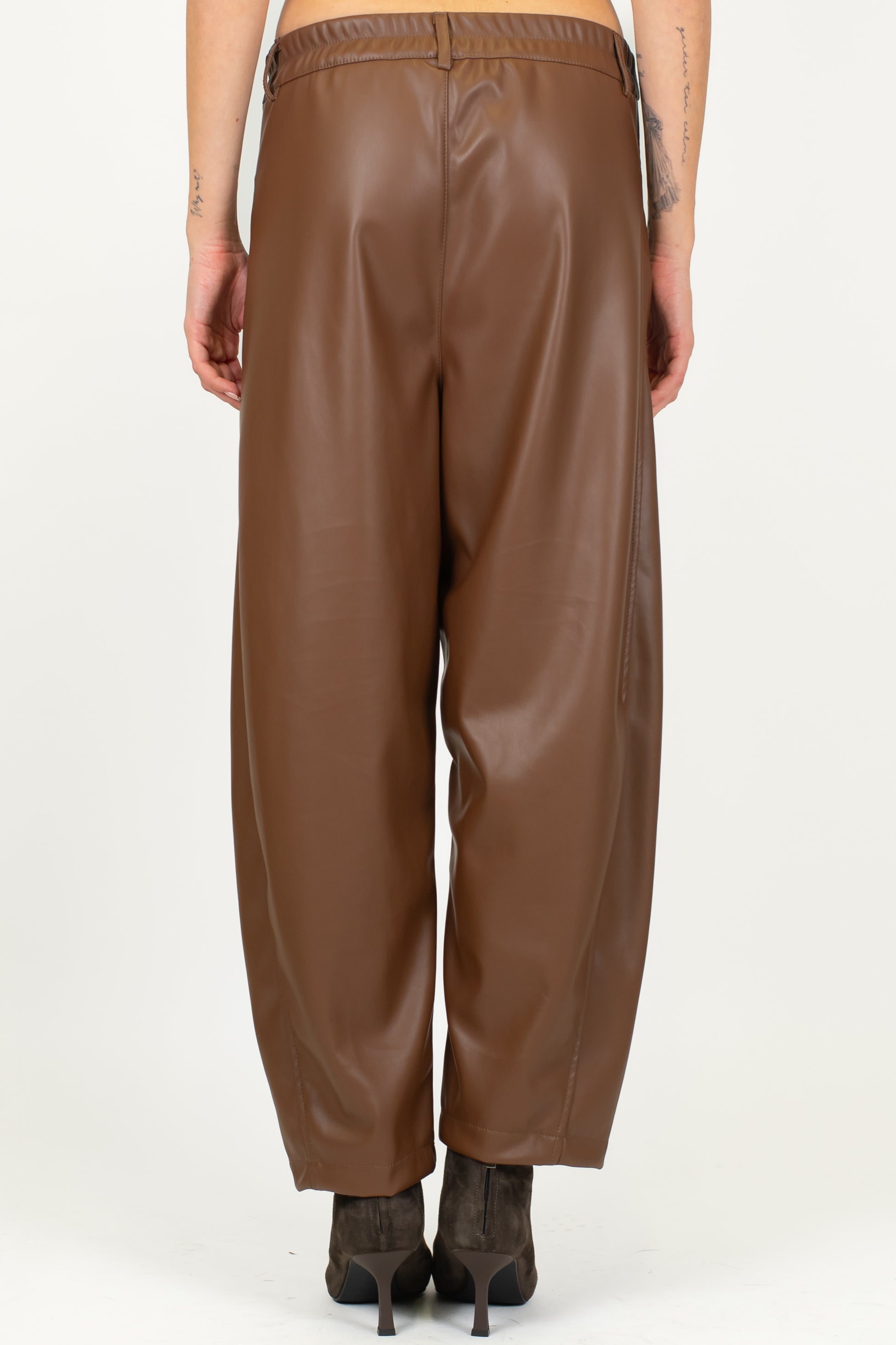 Haveone - Pantalone Balloon in ecopelle