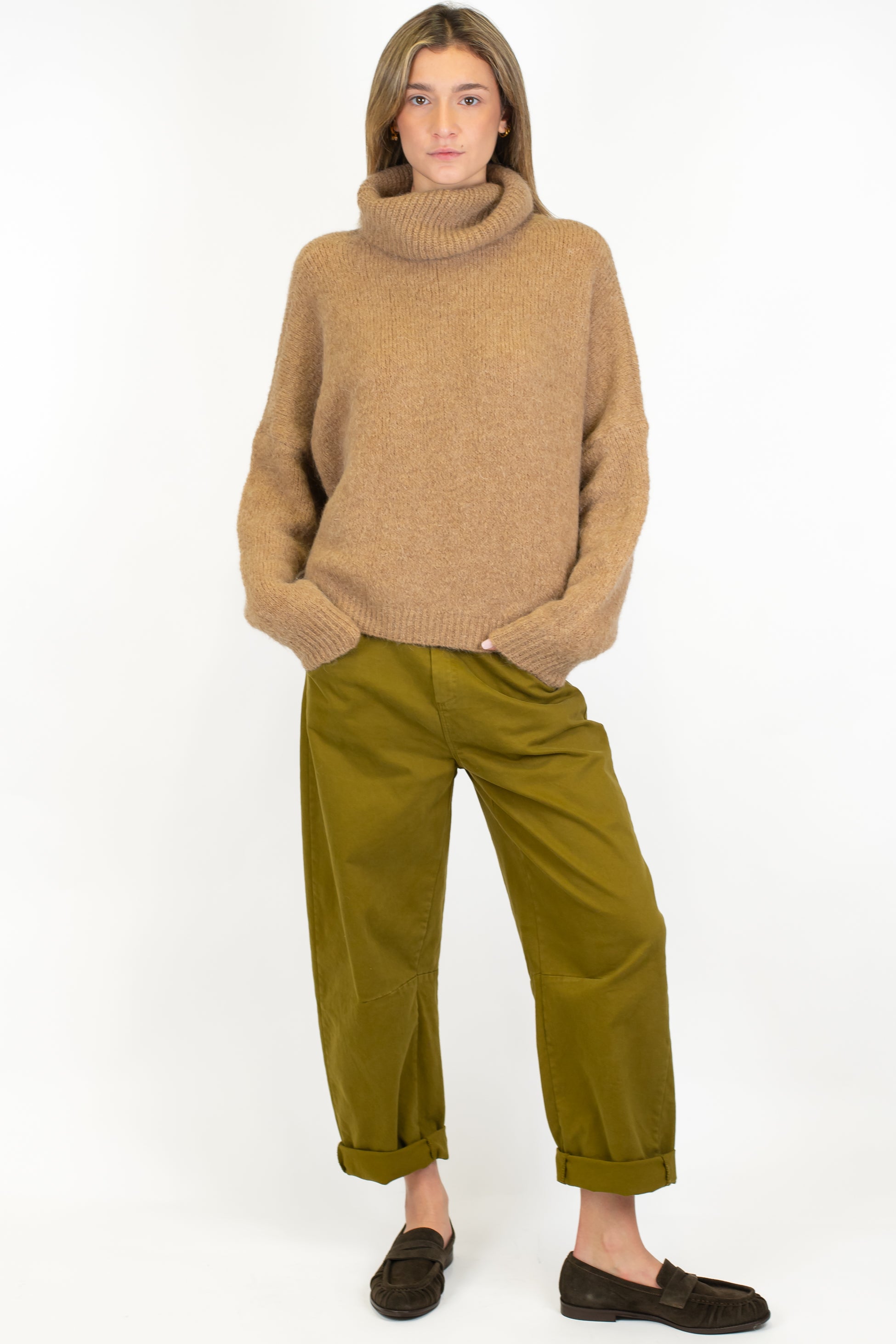 Motel - Pantalone balloon in cotone invernale