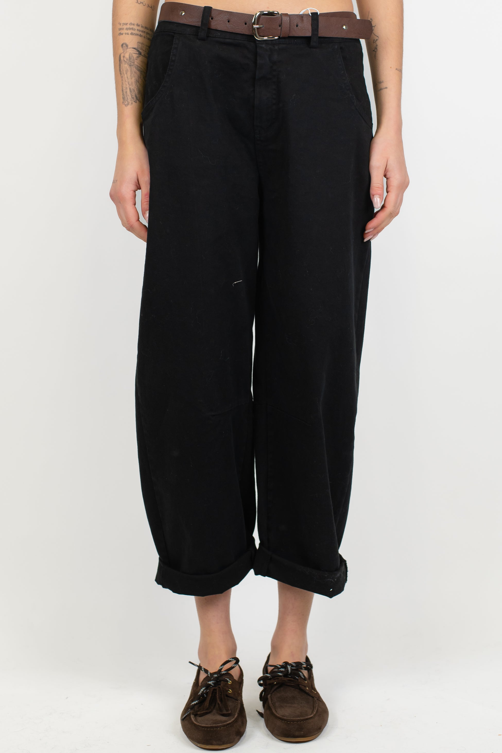 Motel - Pantalone balloon in cotone invernale