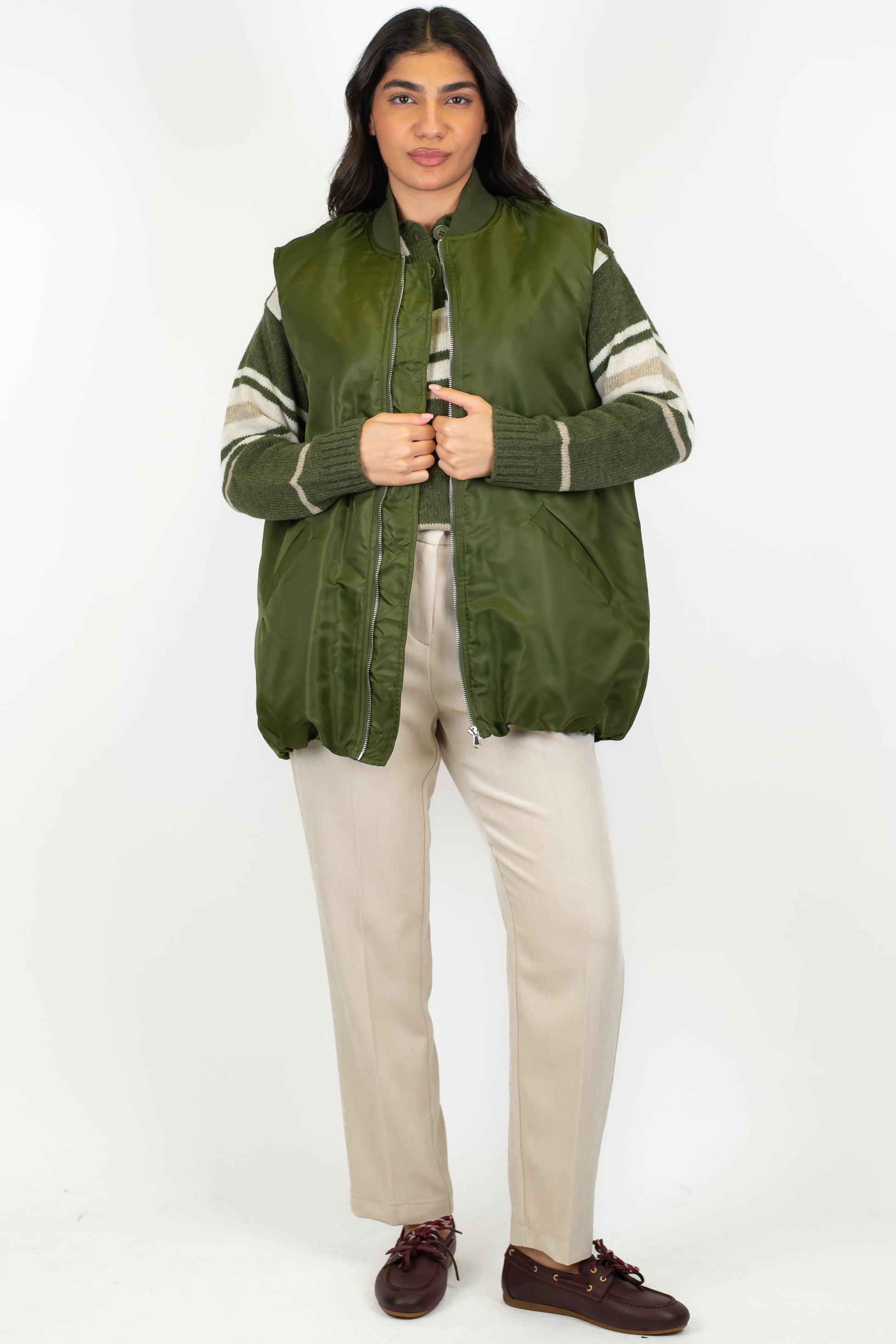 Dixie - Giubbino giromaniche con chiusura zip