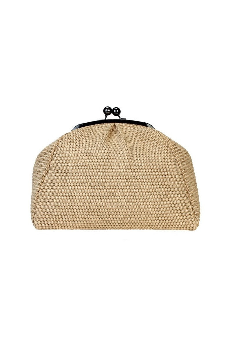 Clutch grande in rafia