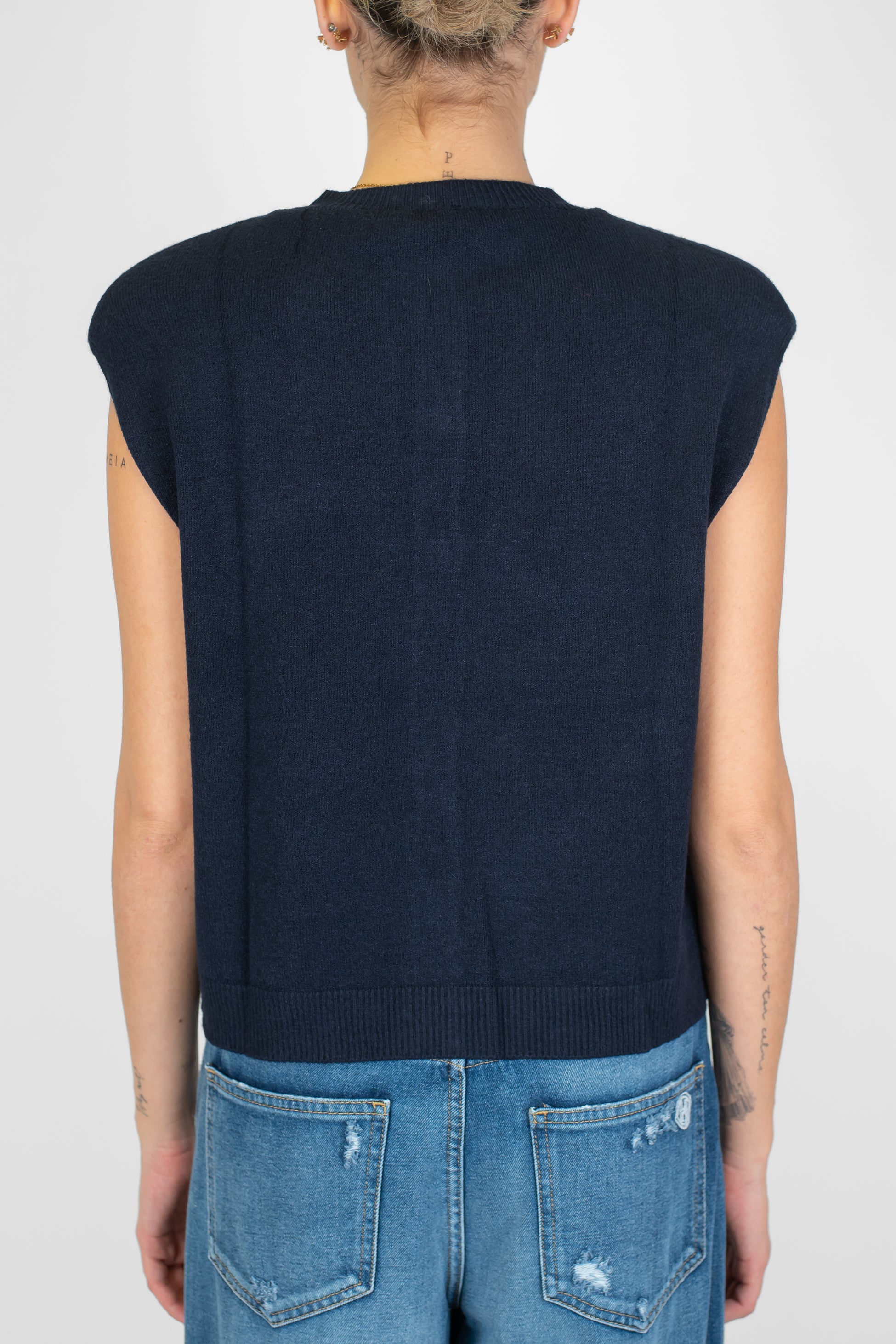 Maryley - Cardigan in viscosa giromaniche con spalline