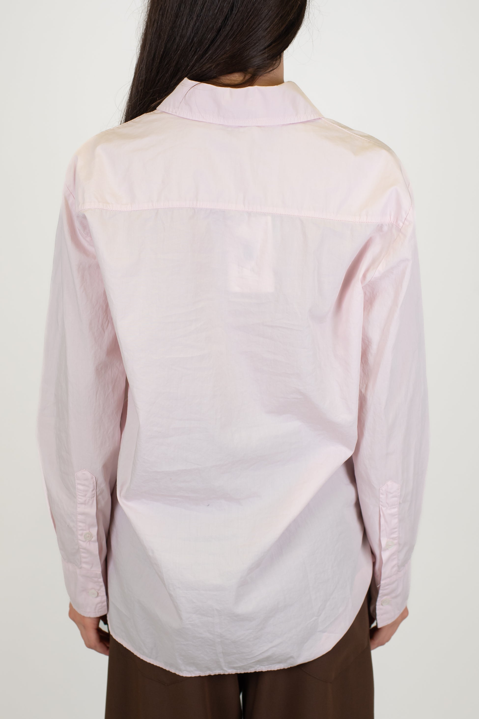 Motel - Camicia over tinta unita