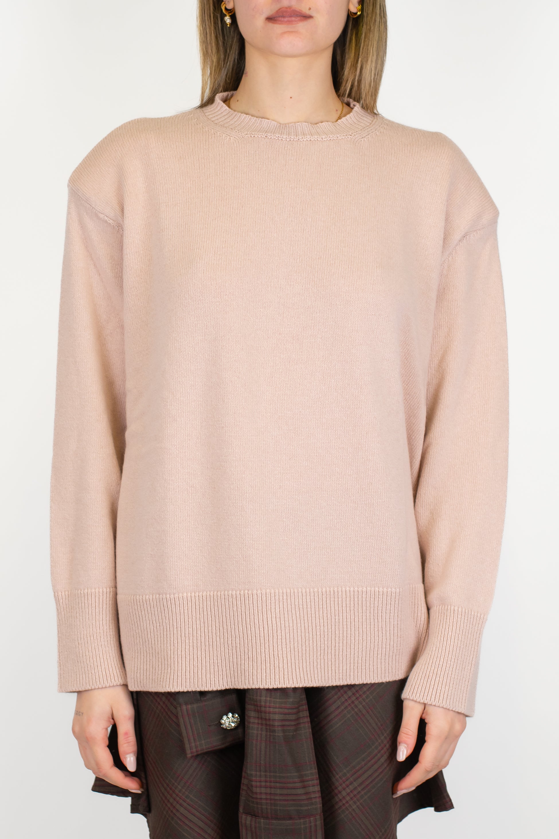 Tensione in - Maglia a scatola con spalline