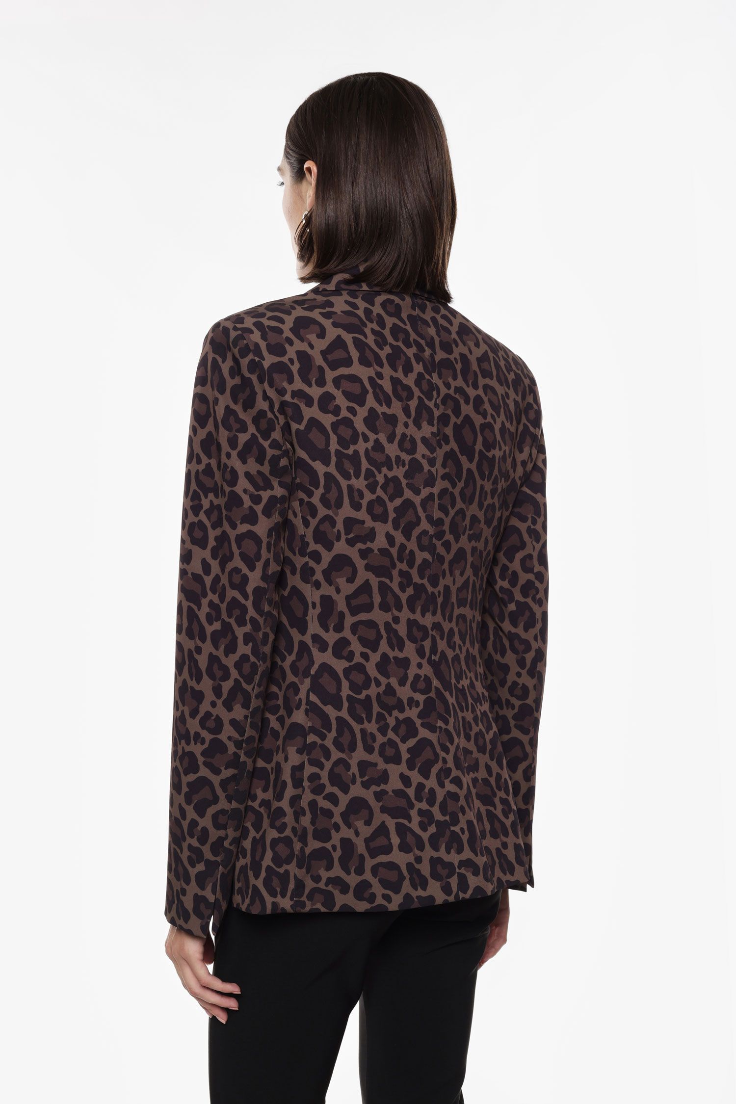 Imperial - Giacca monopetto fantsia animalier