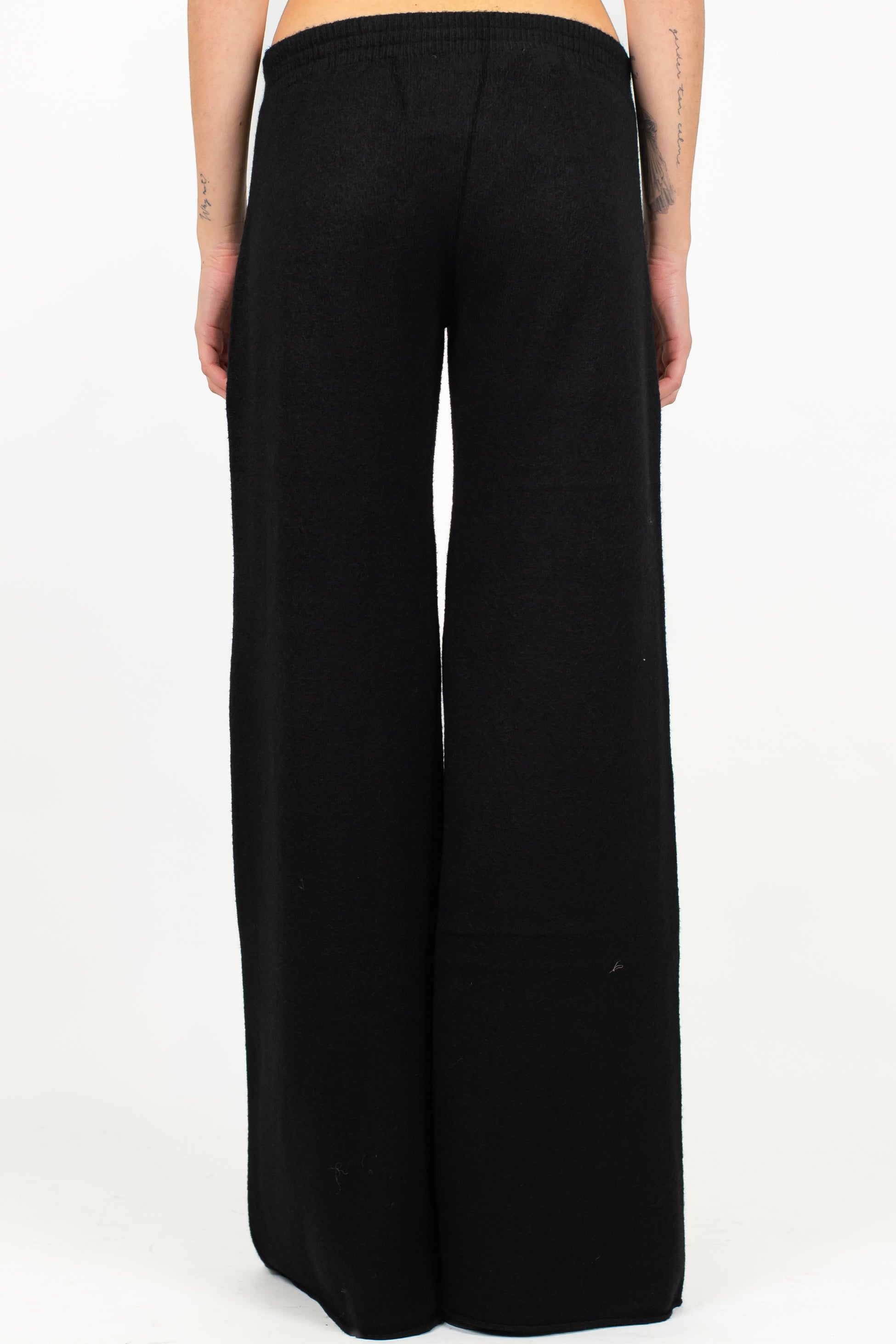 Haveone - Coordinato maglia scollo v e pantalone palazzo con elastico in vita