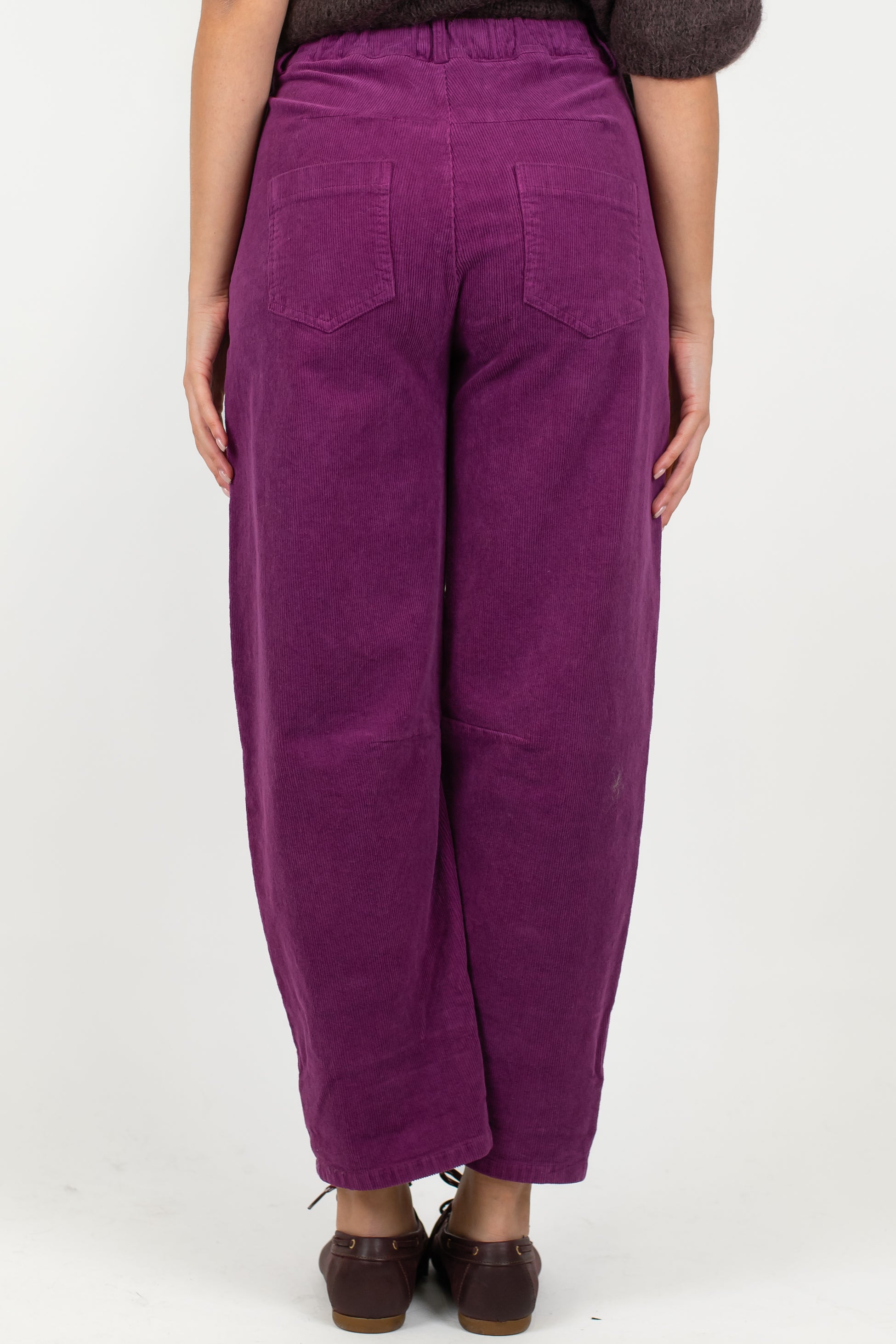 Motel - Pantalone balloon in velluto a coste con elastico sul retro