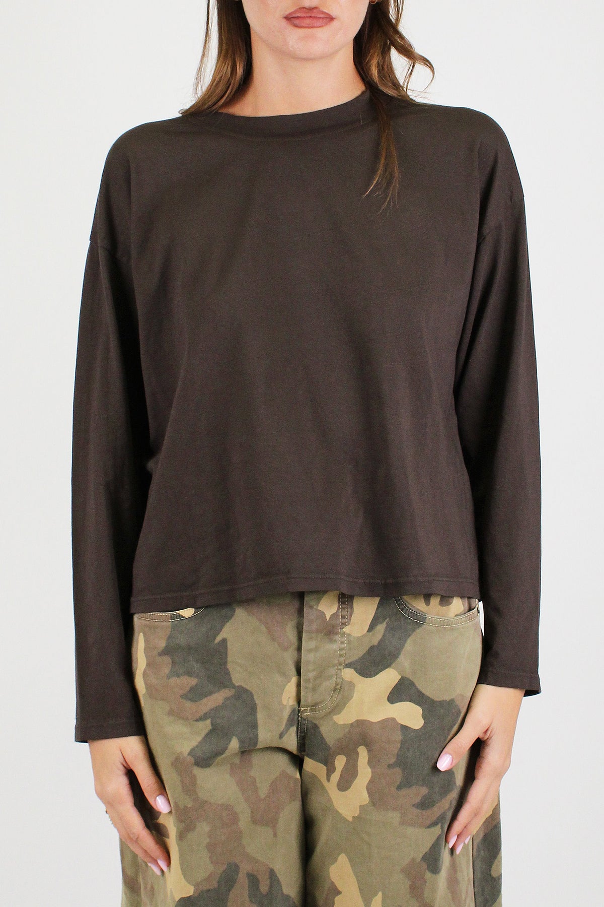 Haveone - Shirt a scatola girocollo