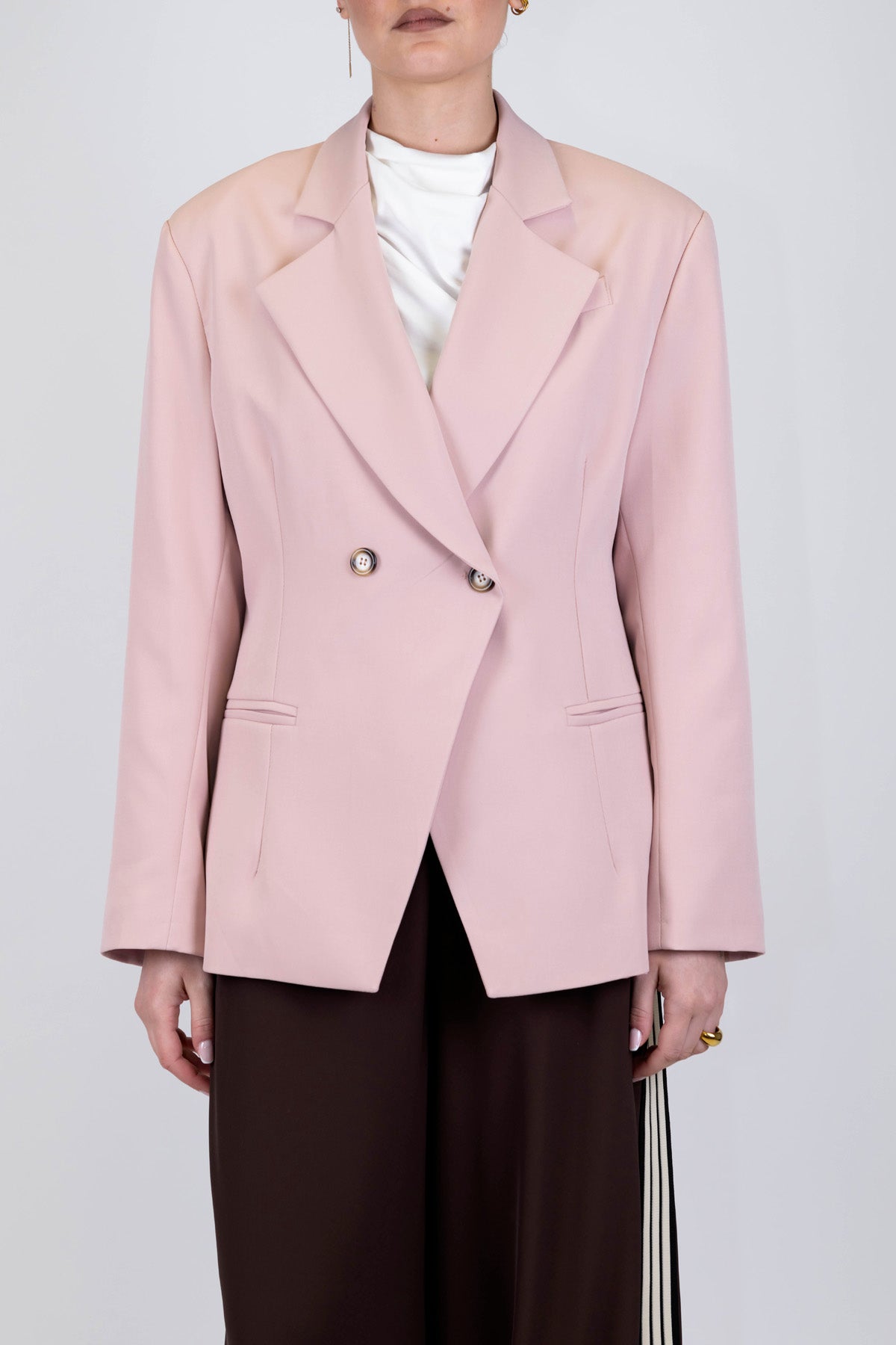 Haveone - Giacca doppiopetto con rever a lancia