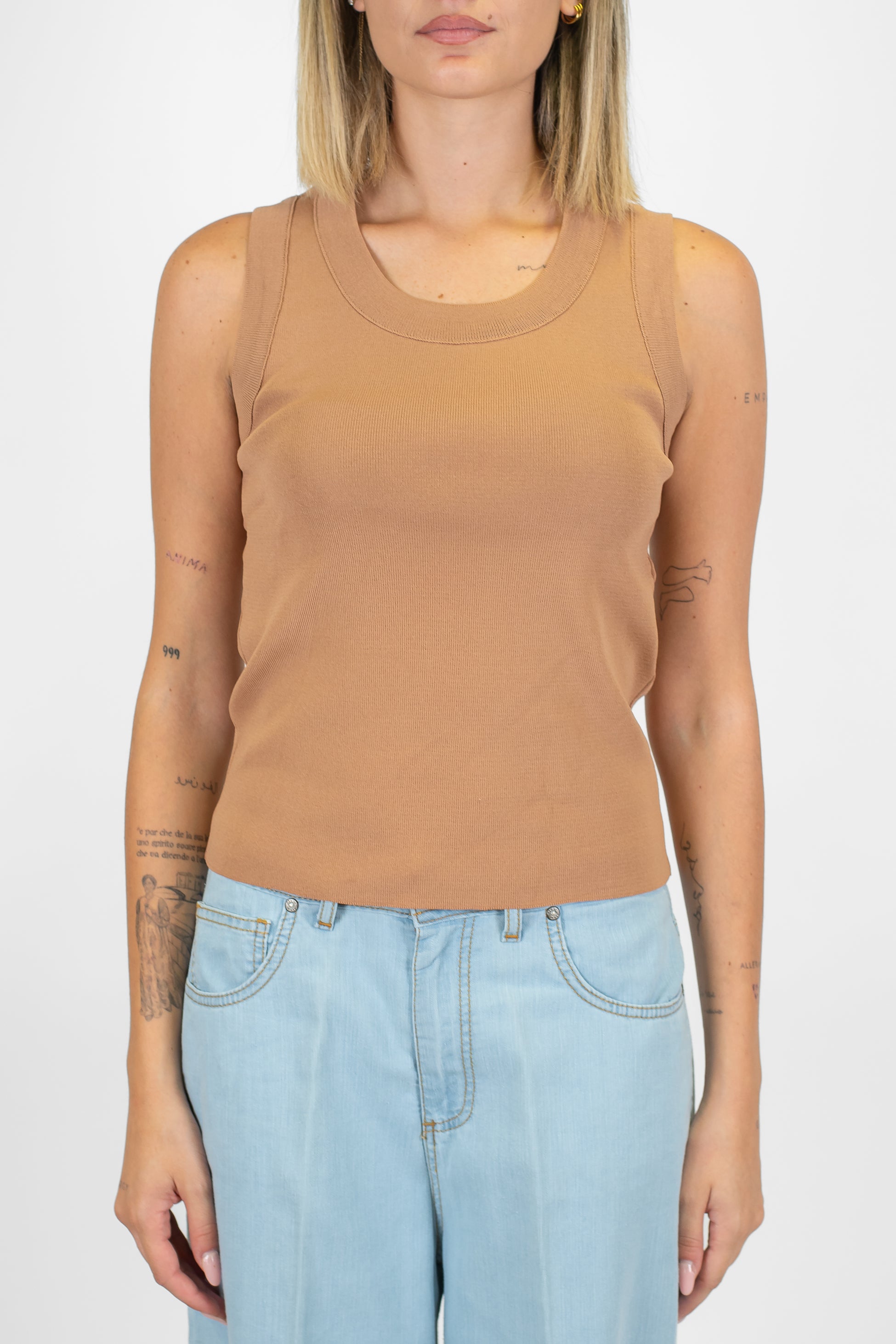 Tensione in - Canotta in maglia