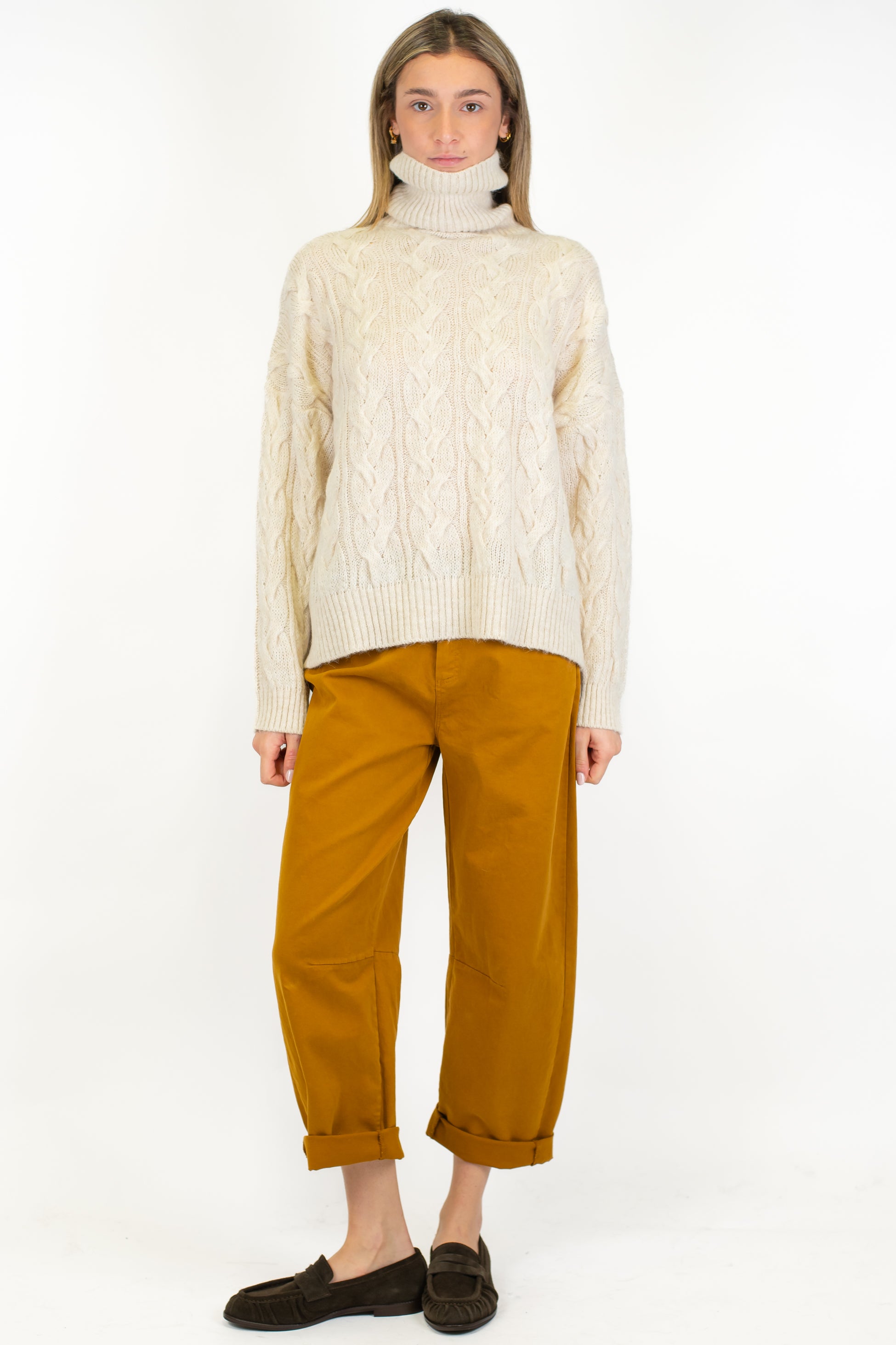 Motel - Pantalone balloon in cotone invernale