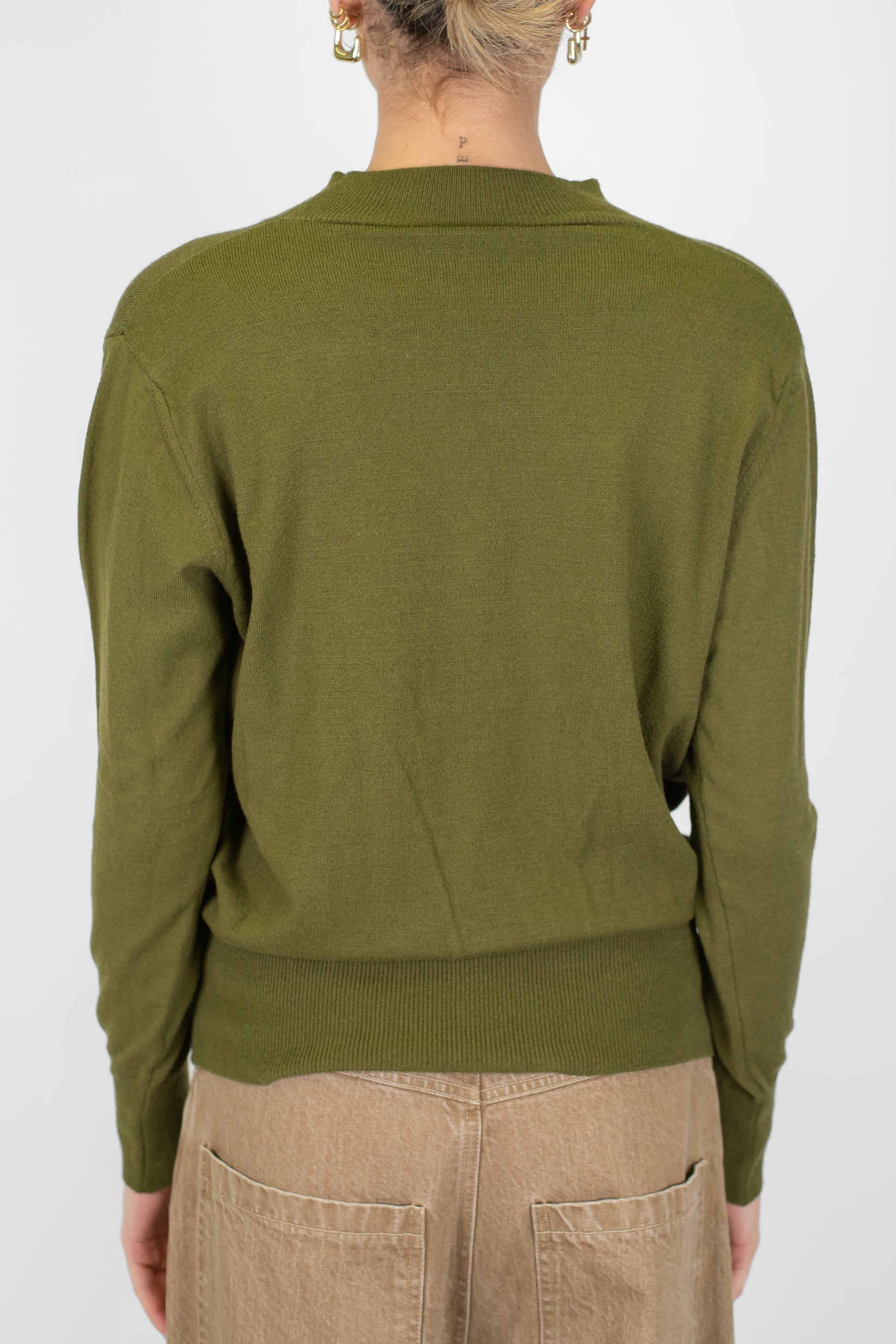 Motel - Maglia scollo a V ad incrocio