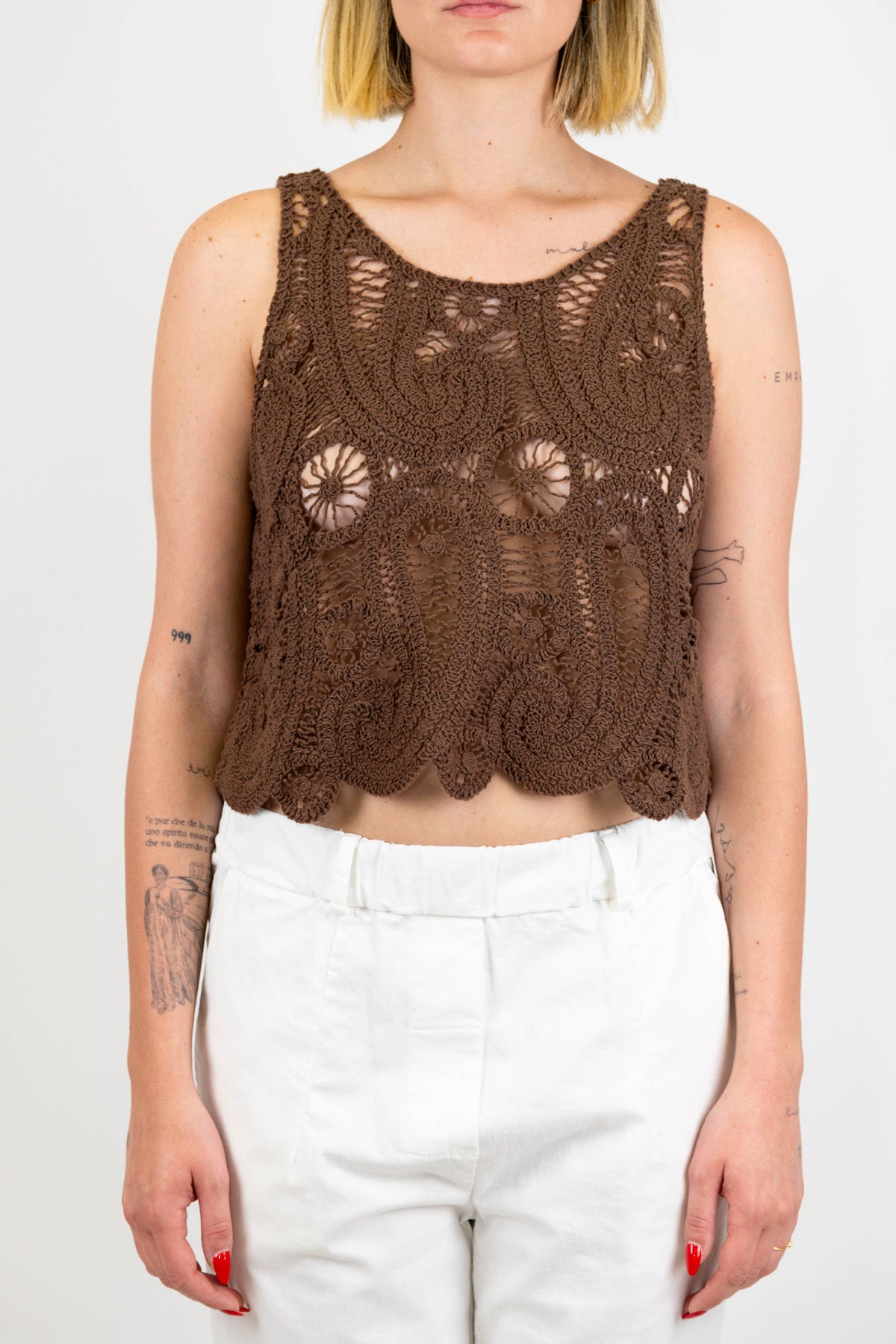 Tensione in - Top in crochet