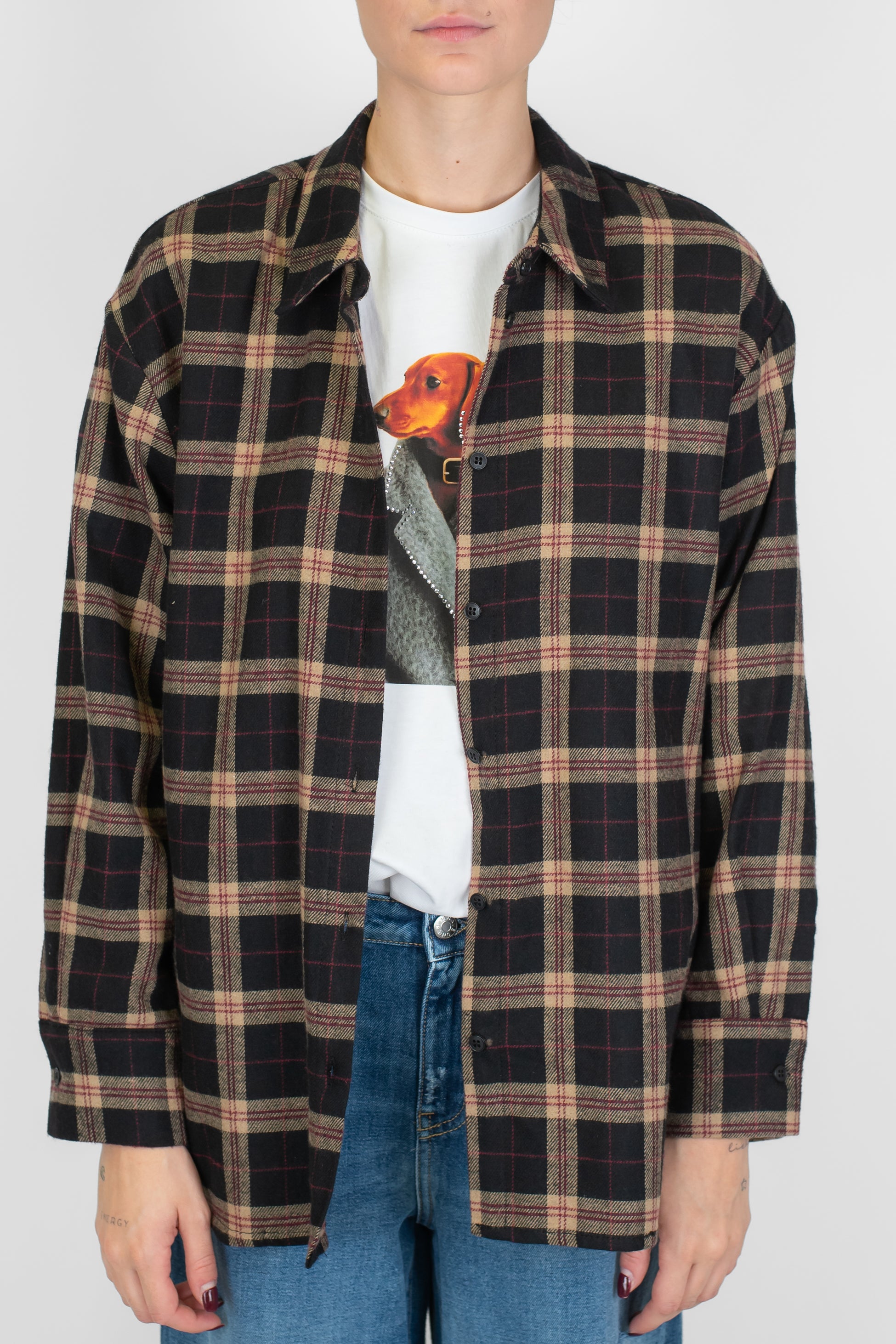 Tensione in - Camicia fantasia check