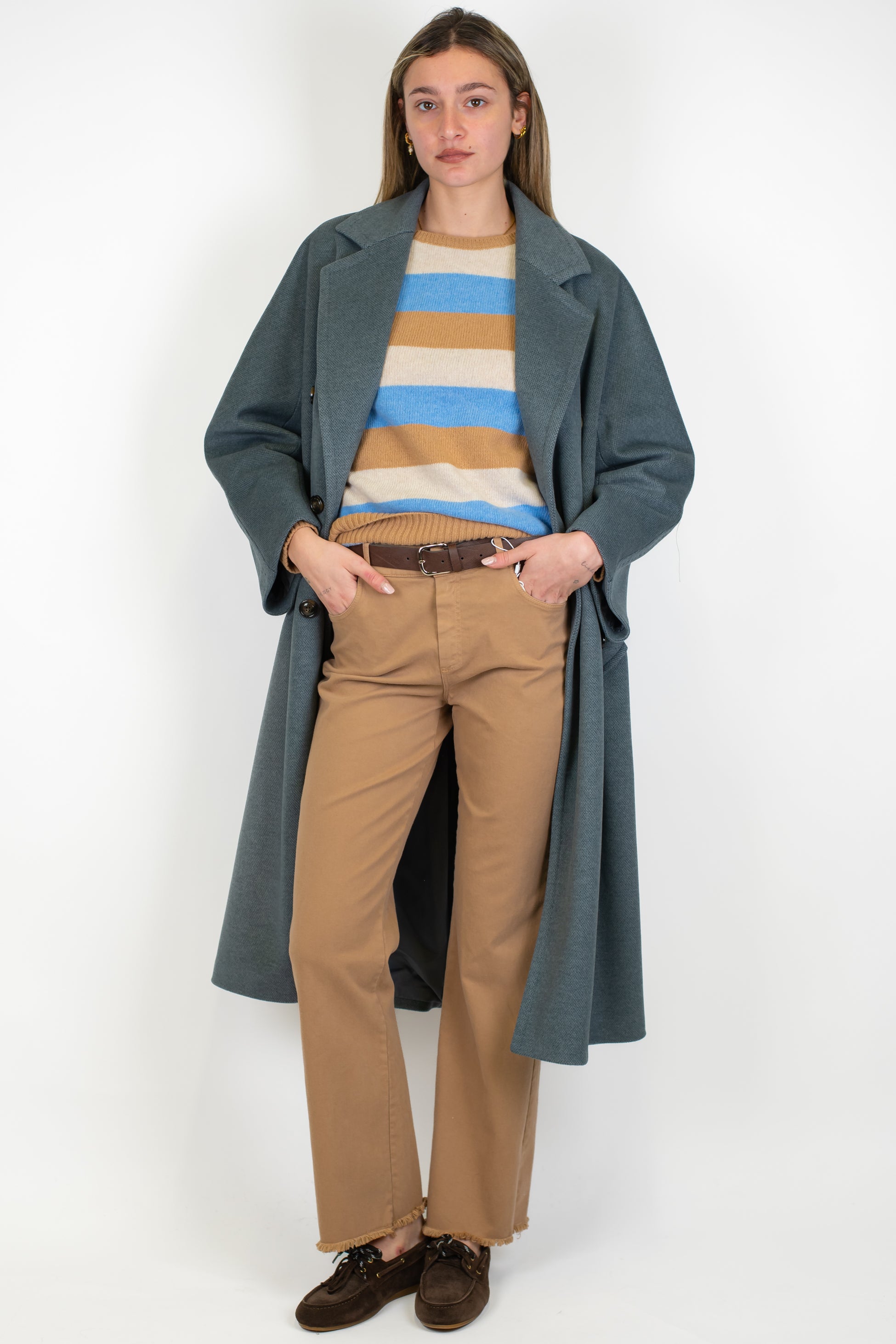 Tensione in - Cappotto over doppiopetto