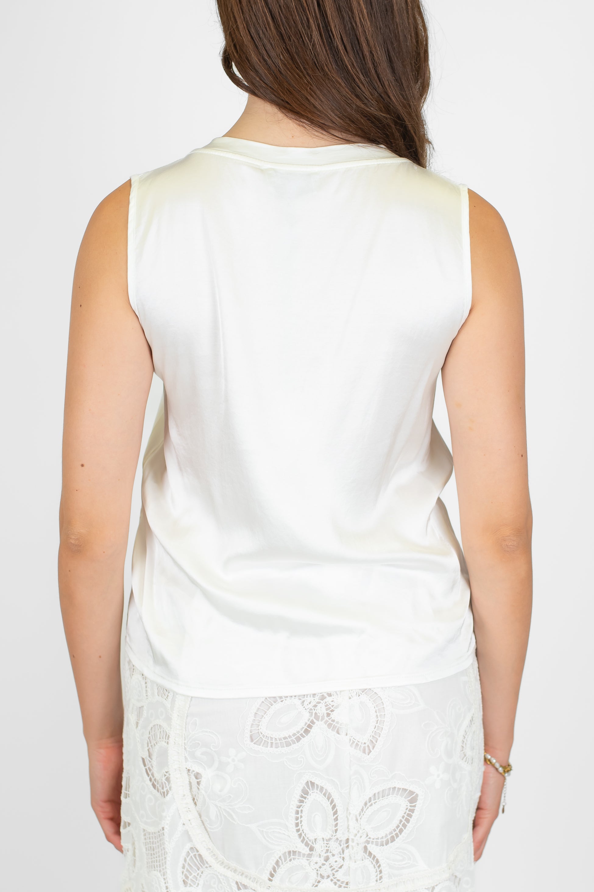 Maryley - Canotta in viscosa tinta unita