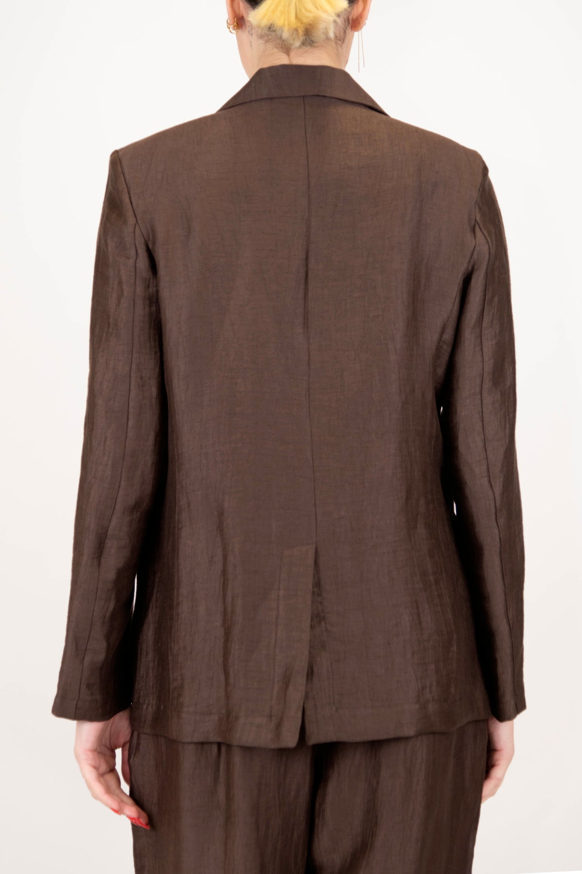 Maryley - Giacca doppiopetto in lino